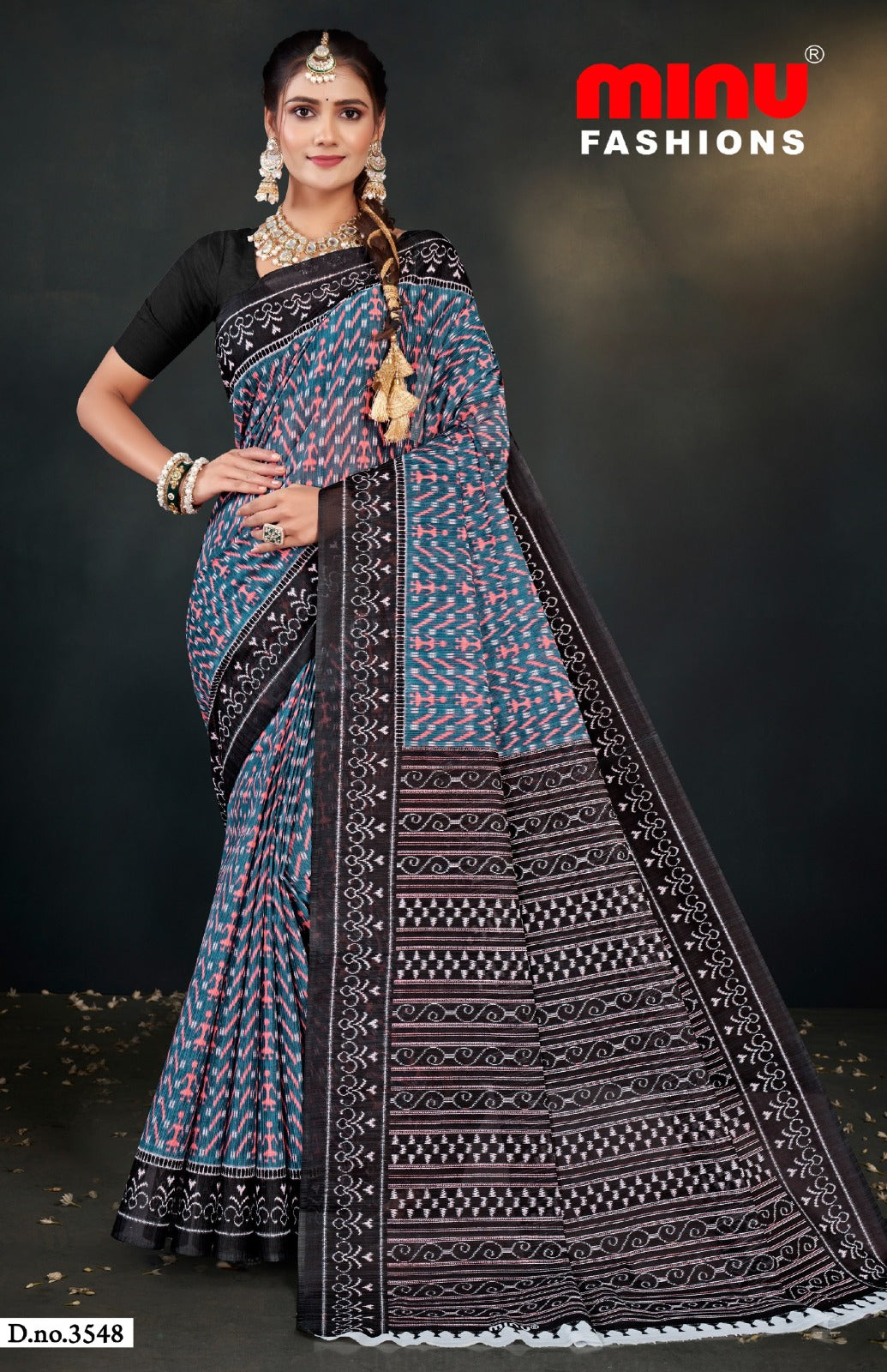 Malai Cotton Saree Priyatama Katki (Vol-2) - 10 Pcs Set