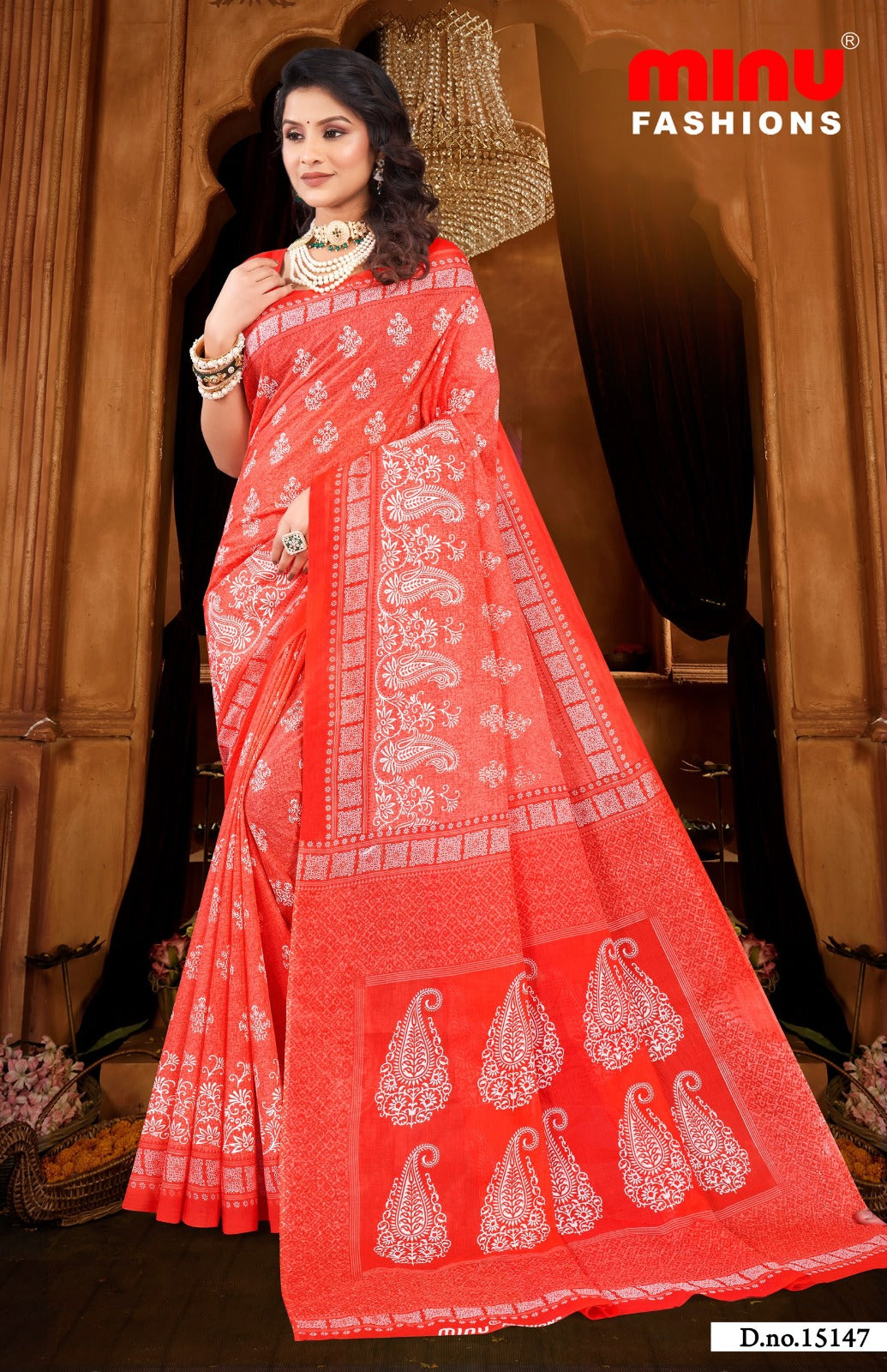 Malai Cotton Saree Priyatama Pestal (Vol-2) - 8 Pcs Set