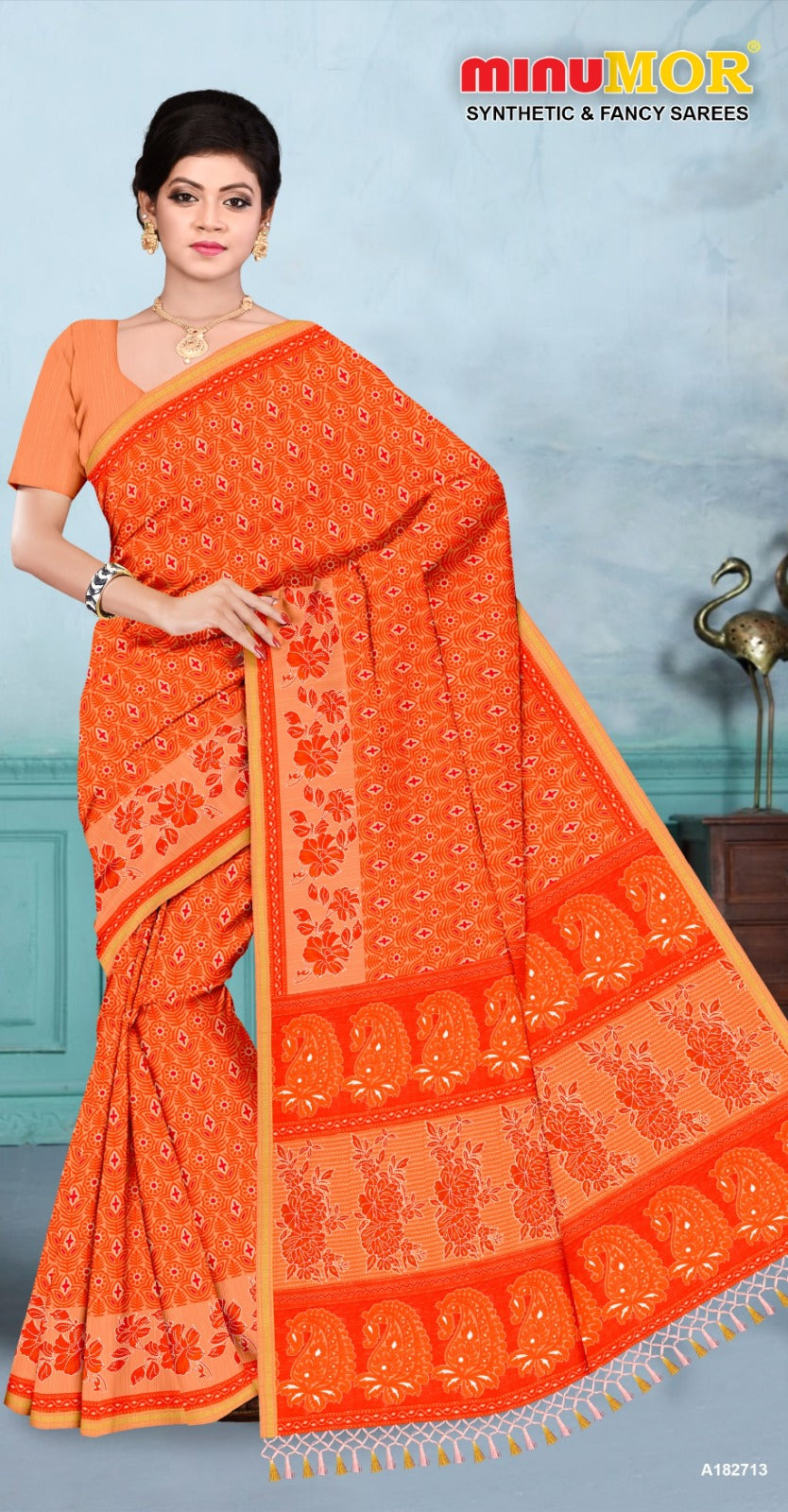 Fancy Saree Rang Manch - 6 Pcs Set