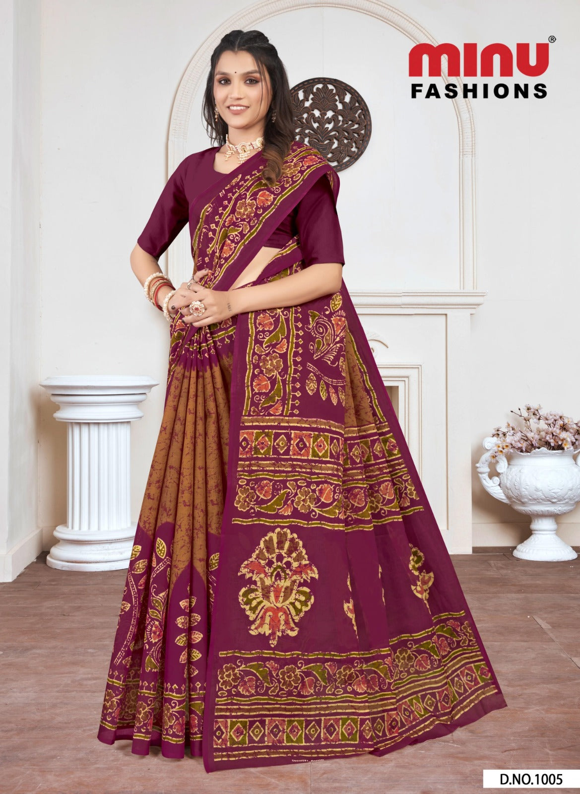 Saree Kolkata Batik (Vol-3) ( Special Rate) - 10 Pcs Set