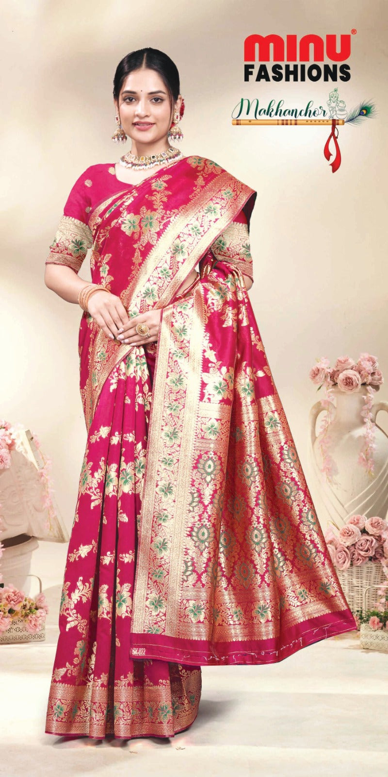 Fancy Saree Makhan Chor Vol-1 (BP) (8 Pcs)