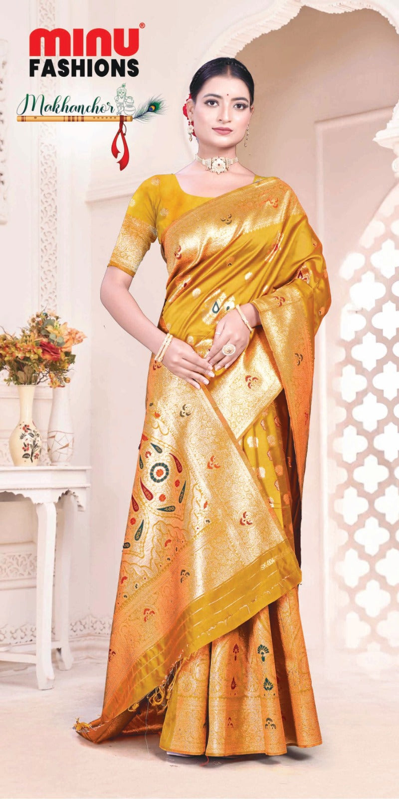Fancy Saree Makhan Chor Vol-2 (BP) (8 Pcs)