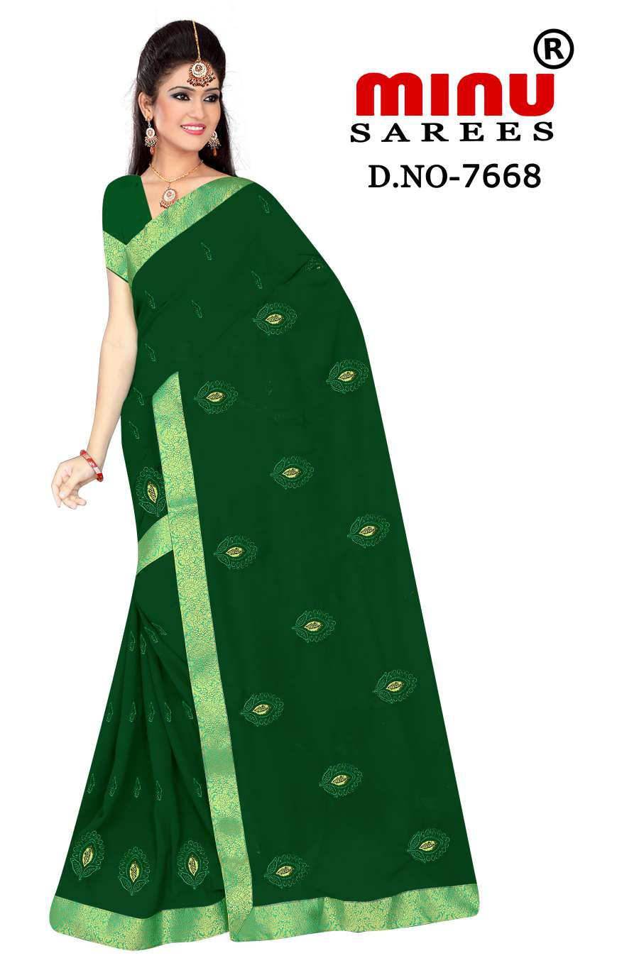 Fancy Saree Malang - 6 Pcs Set