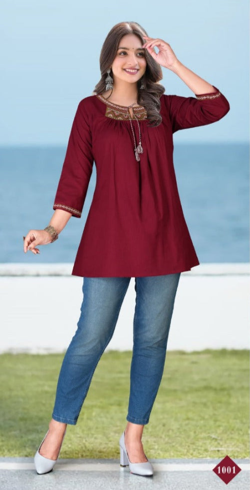 Rayon Kurti Mohini -  06 Pcs Set