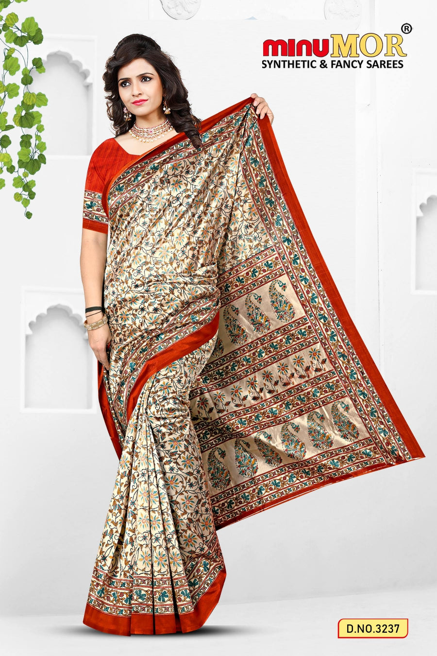 Fancy Saree Opara Gulab (Design No_1336-1343) (BP) - 8 Pcs Set