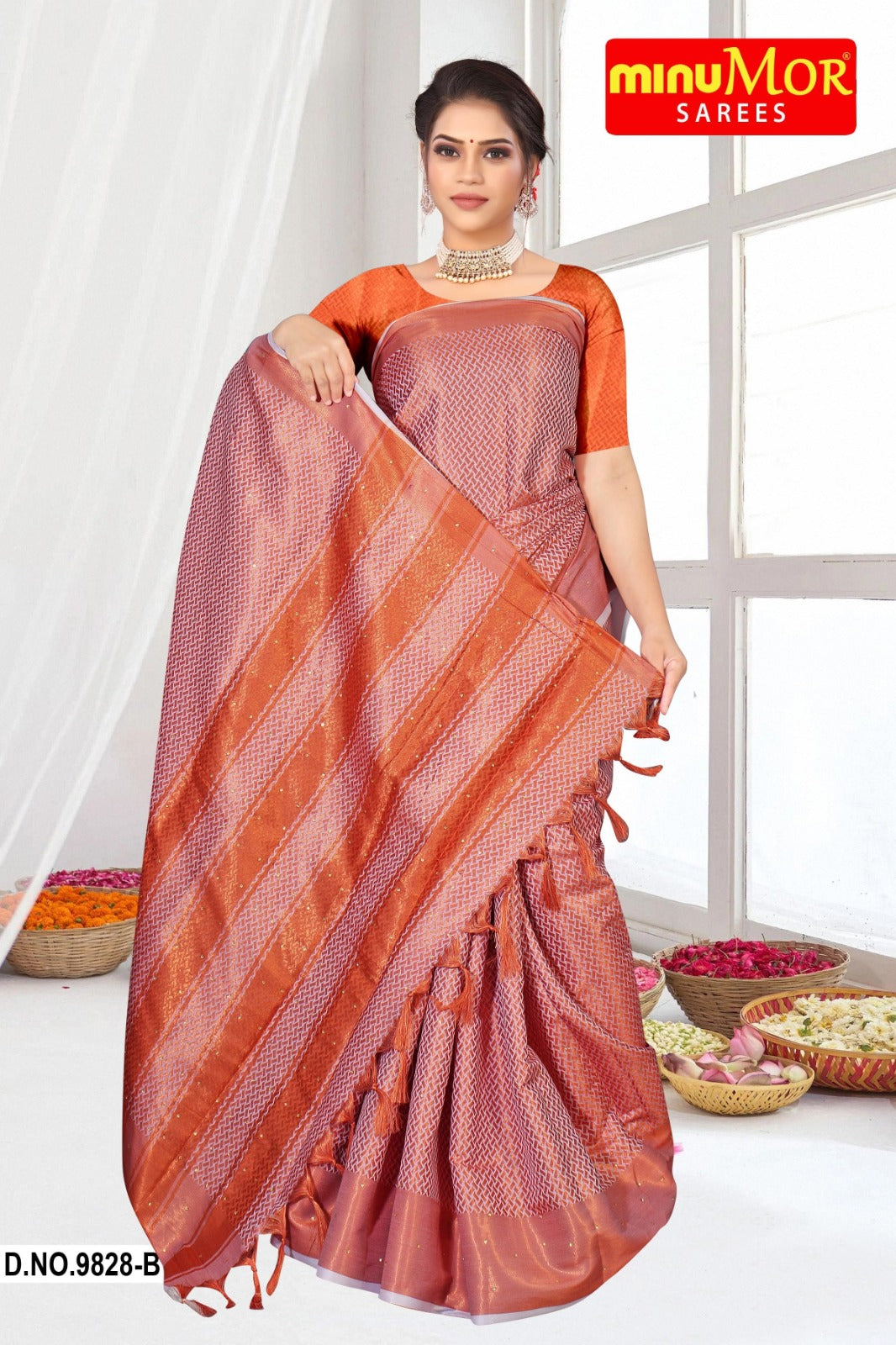 Fancy Saree Peyton (BP) - 6 Pcs Set