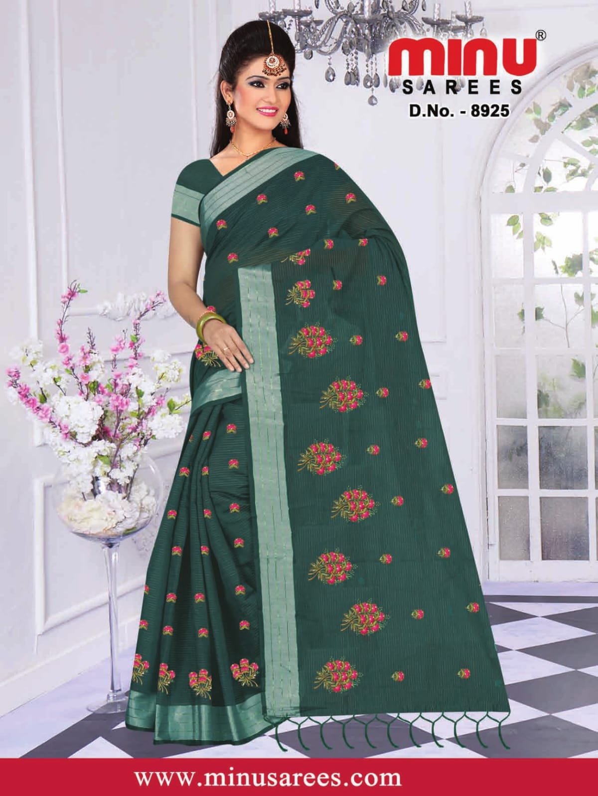Fancy Saree Rasabali Handloom (BP) - 6 Pcs Set