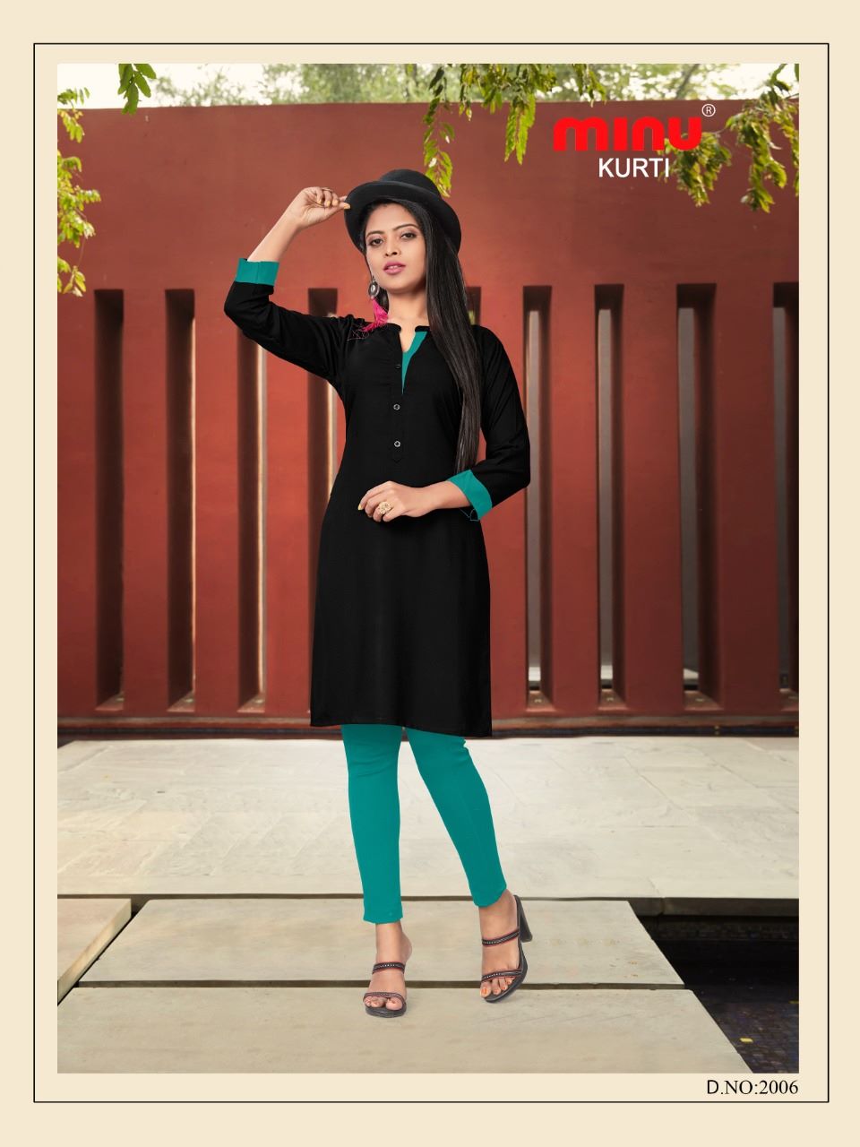Rayon Kurti Ruby (Vol-2) - 09 Pcs Set