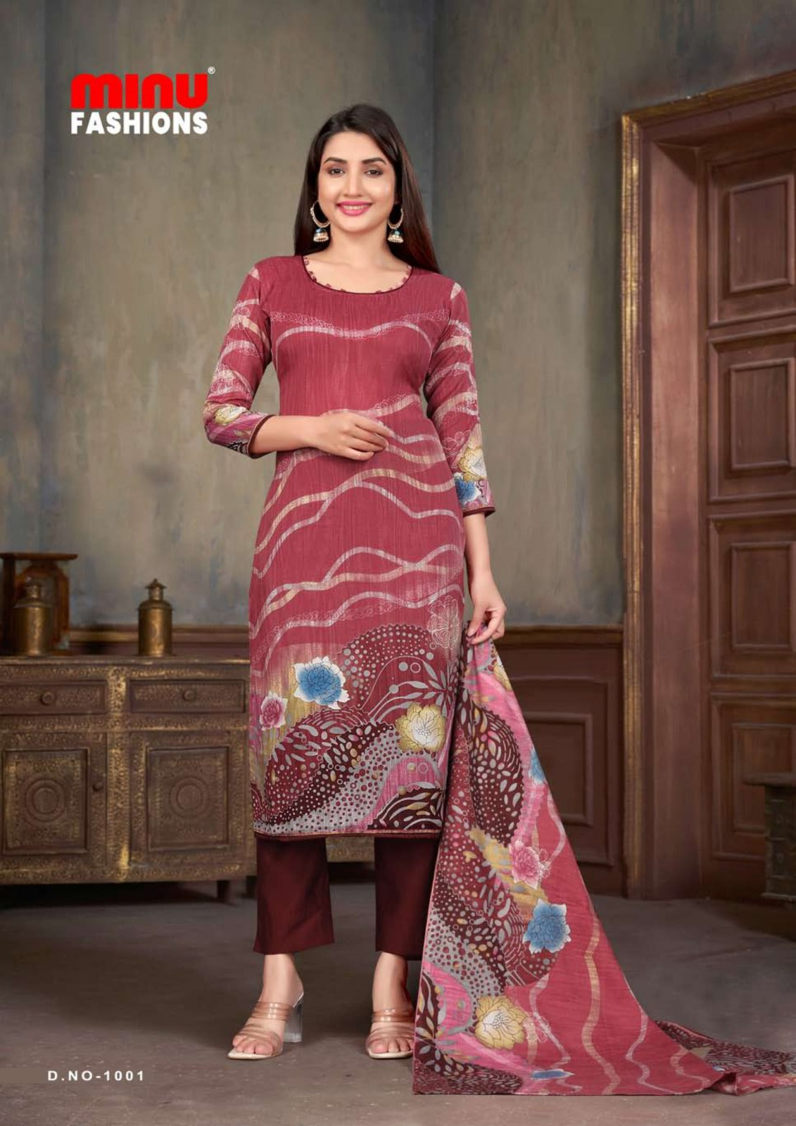 3 Piece Winter Kurti Set Royal (Special Rate) - 8 Pcs Set