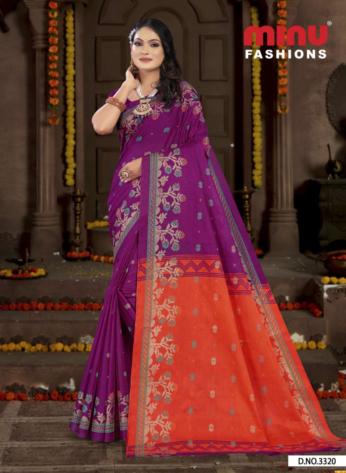 Saree Tant Jamdani (Special Rate) - 10 Pcs Set