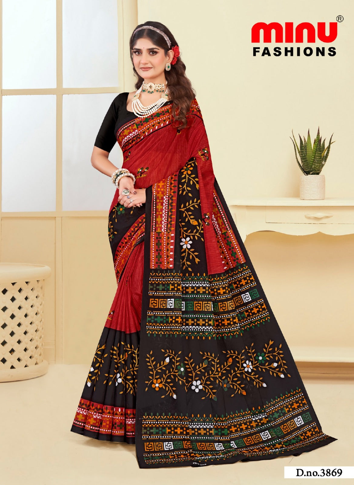 Saree Sunheri Cotton (Vol-4) (Special Rate) - 10 Pcs Set