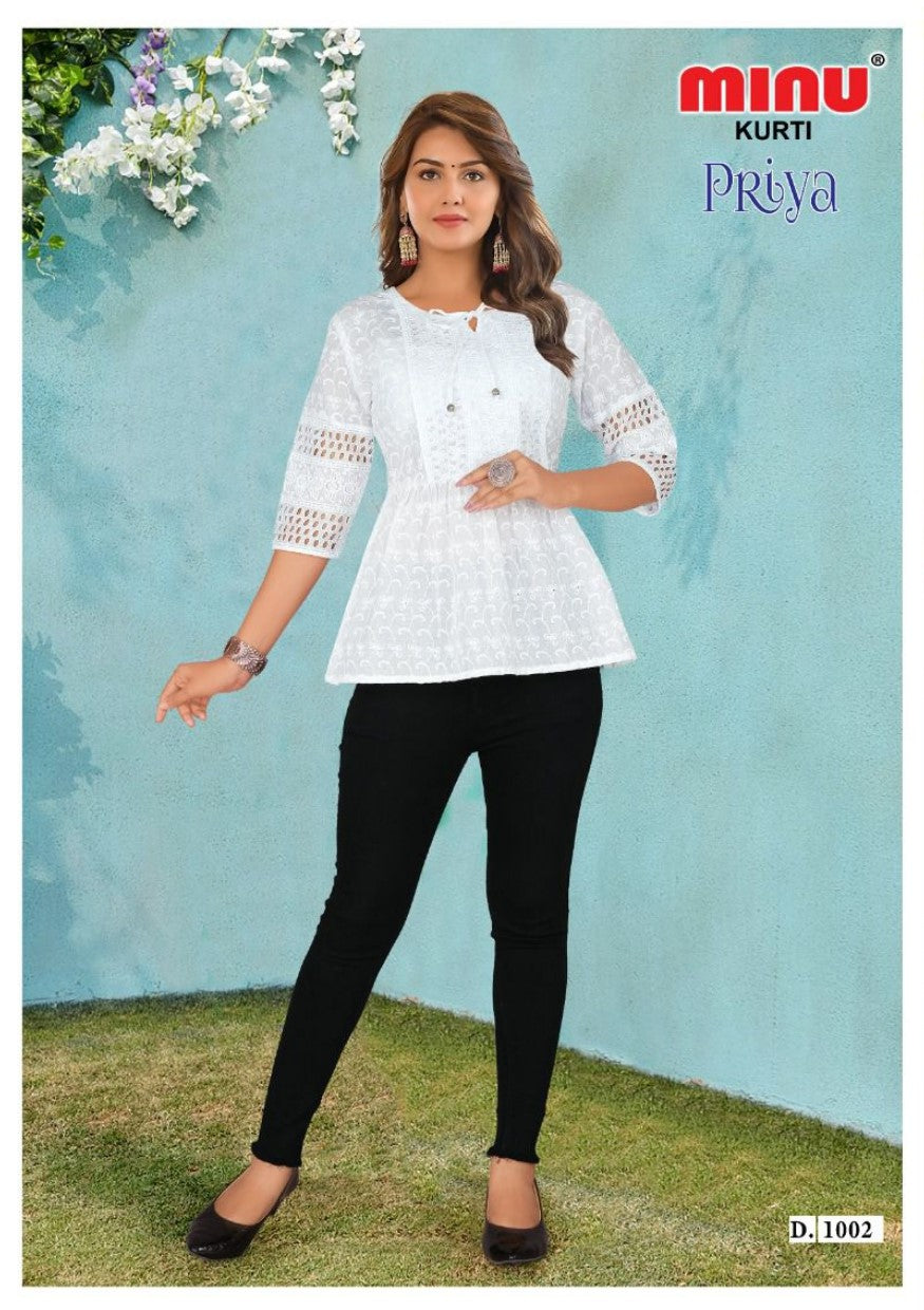 Order Comfort Lady Kurti Pants Wholesale Price - Priya(4P) – Minu