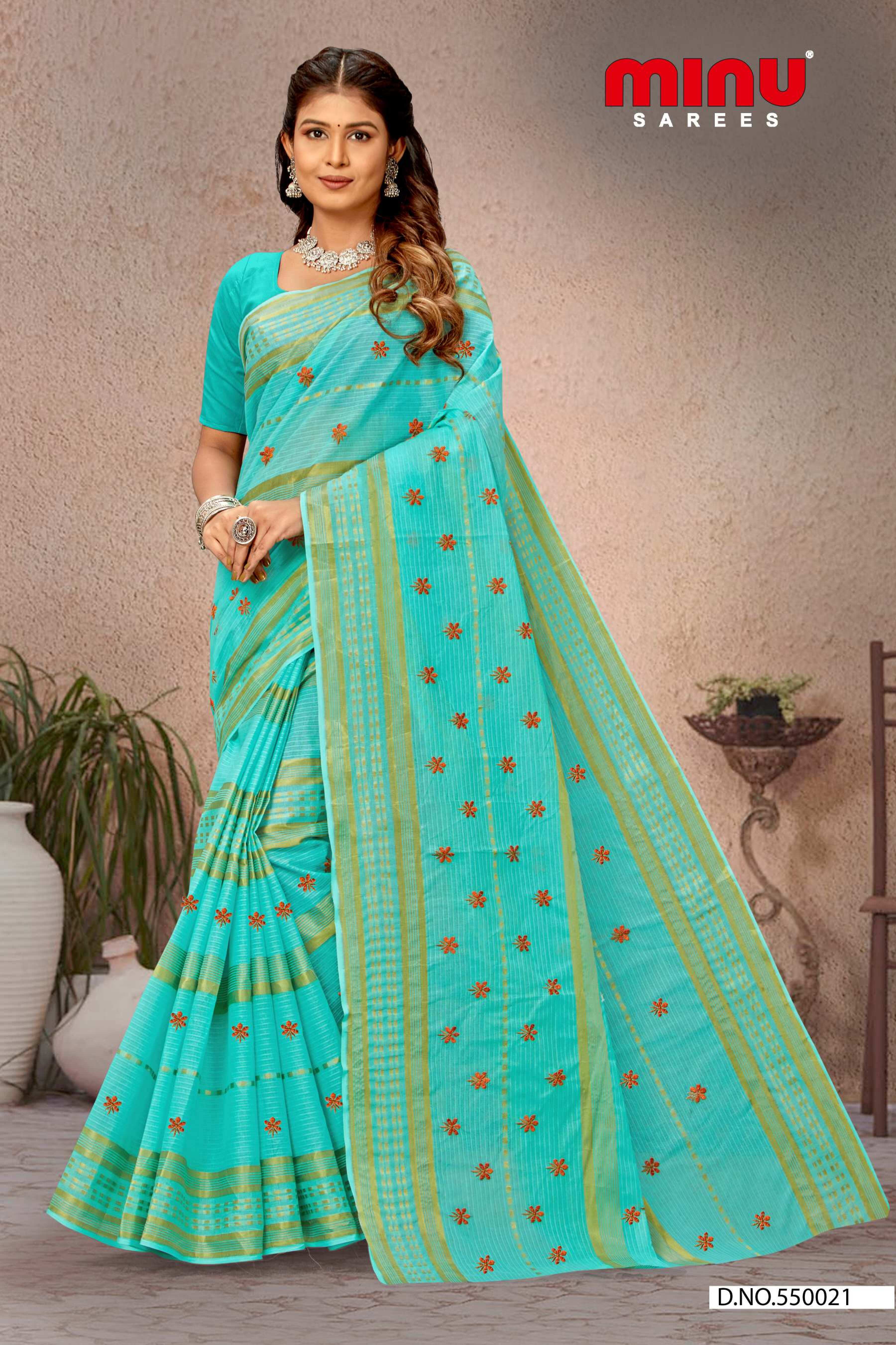 top-quality pure cotton saree for women