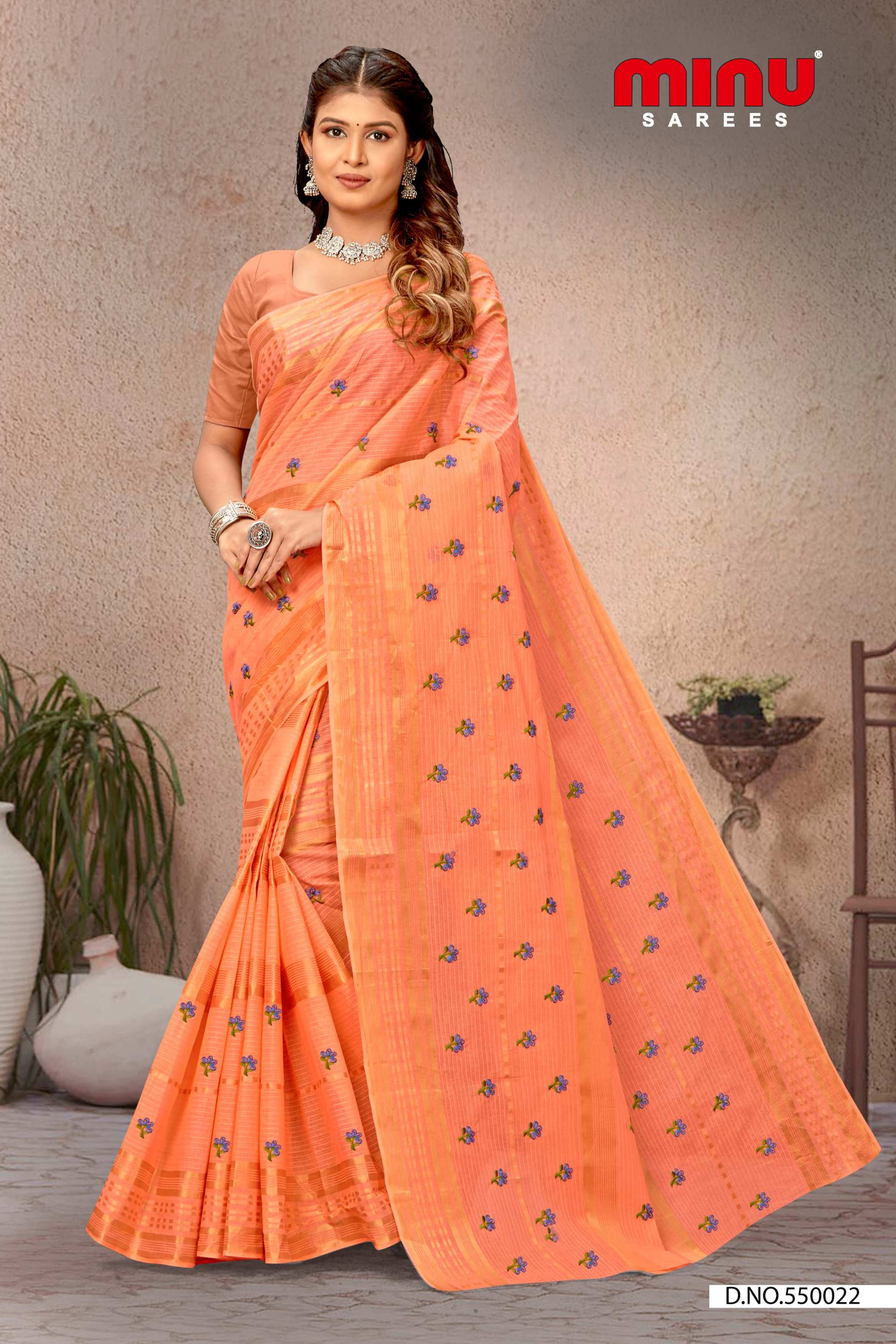 trendy printed cotton saree for sale 