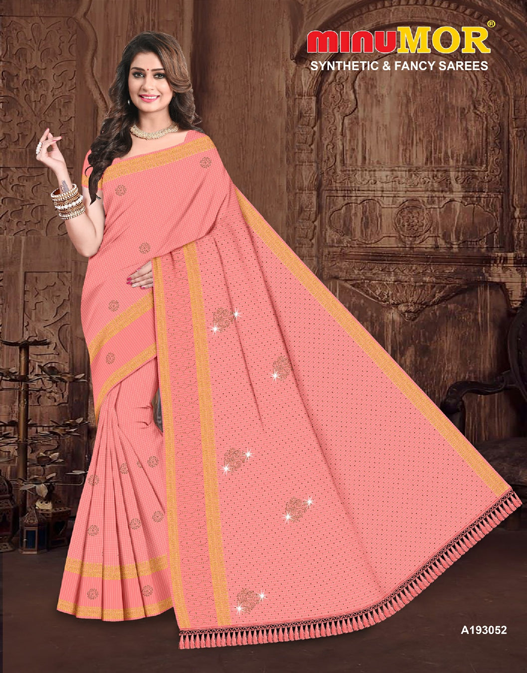 Fancy Saree Kristen Bell (BP) - 6 Pcs Set