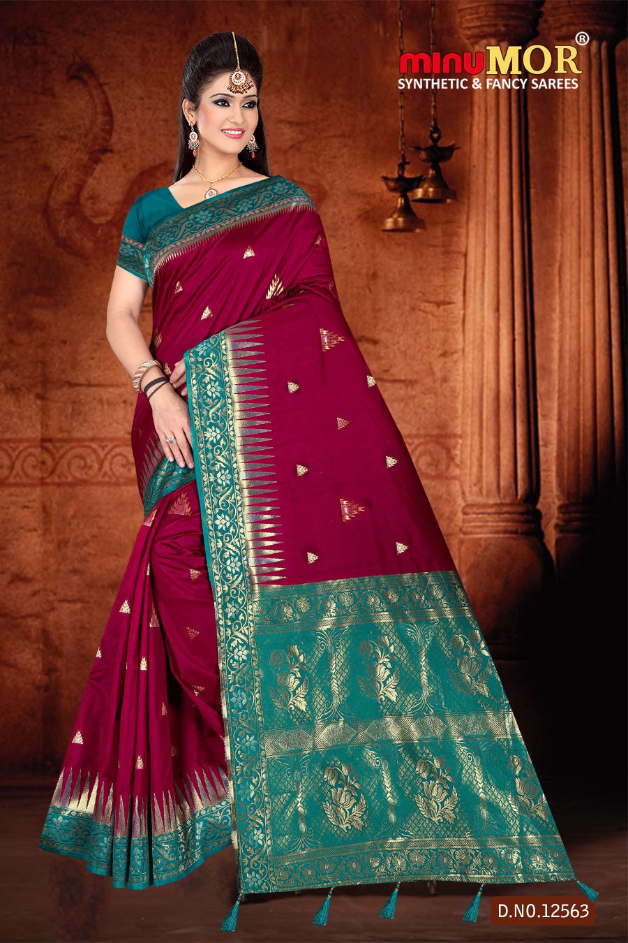 Fancy Saree Manmohini (BP) - 6 Pcs Set