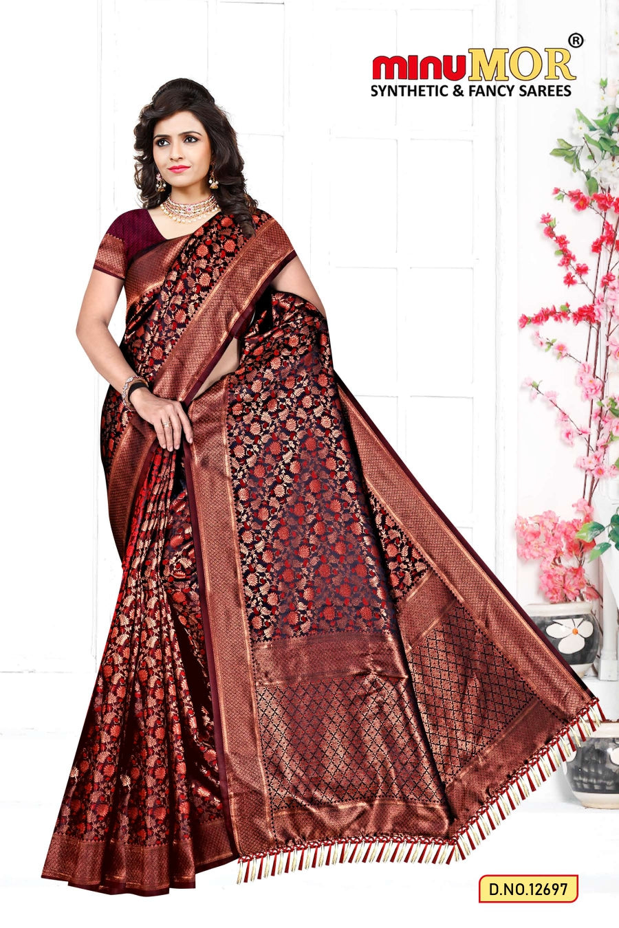 Fancy Saree Medha (BP) - 6 Pcs Set