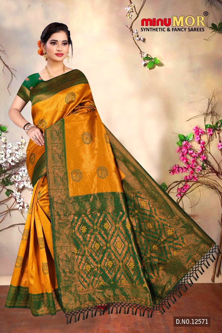 Fancy Saree Most Prime (BP) - 6 Pcs Set