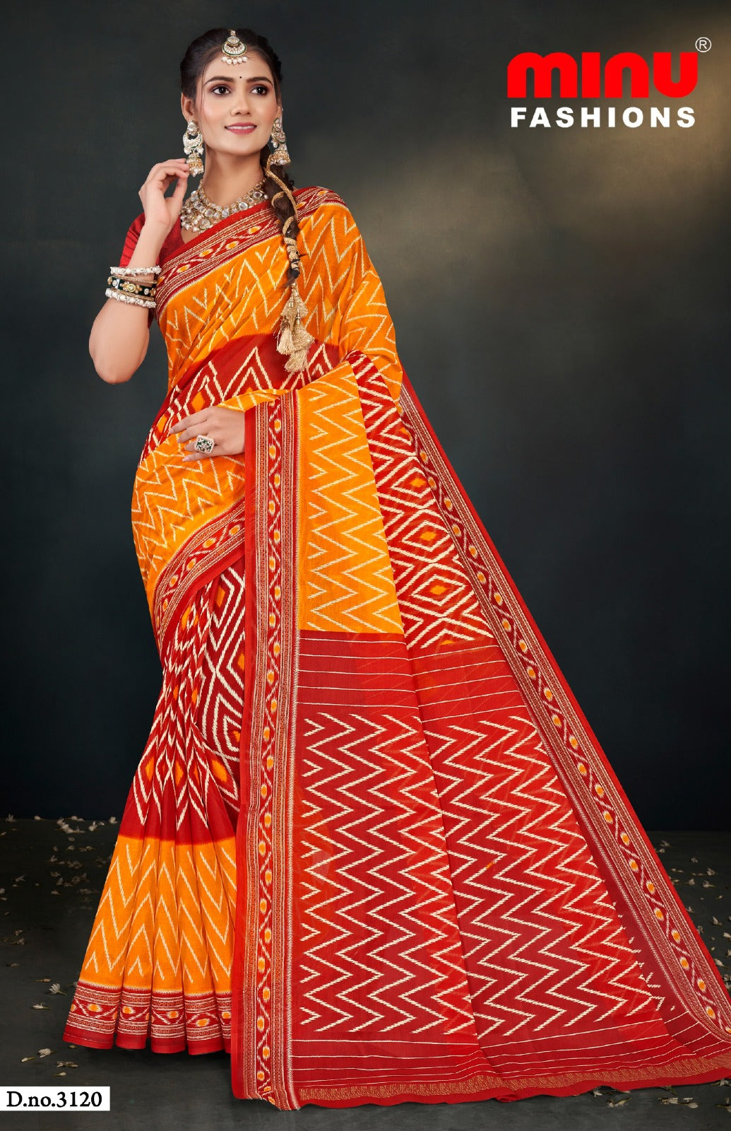 Malai Cotton Saree Priyatama Katki (Vol-2) - 10 Pcs Set