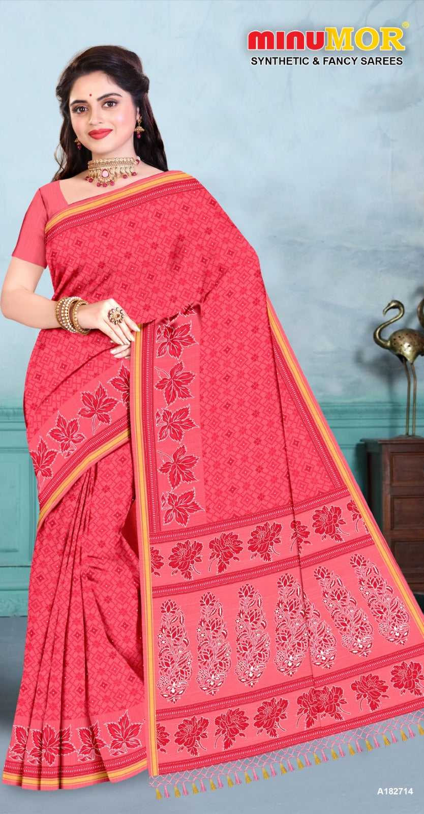 Fancy Saree Rang Manch - 6 Pcs Set