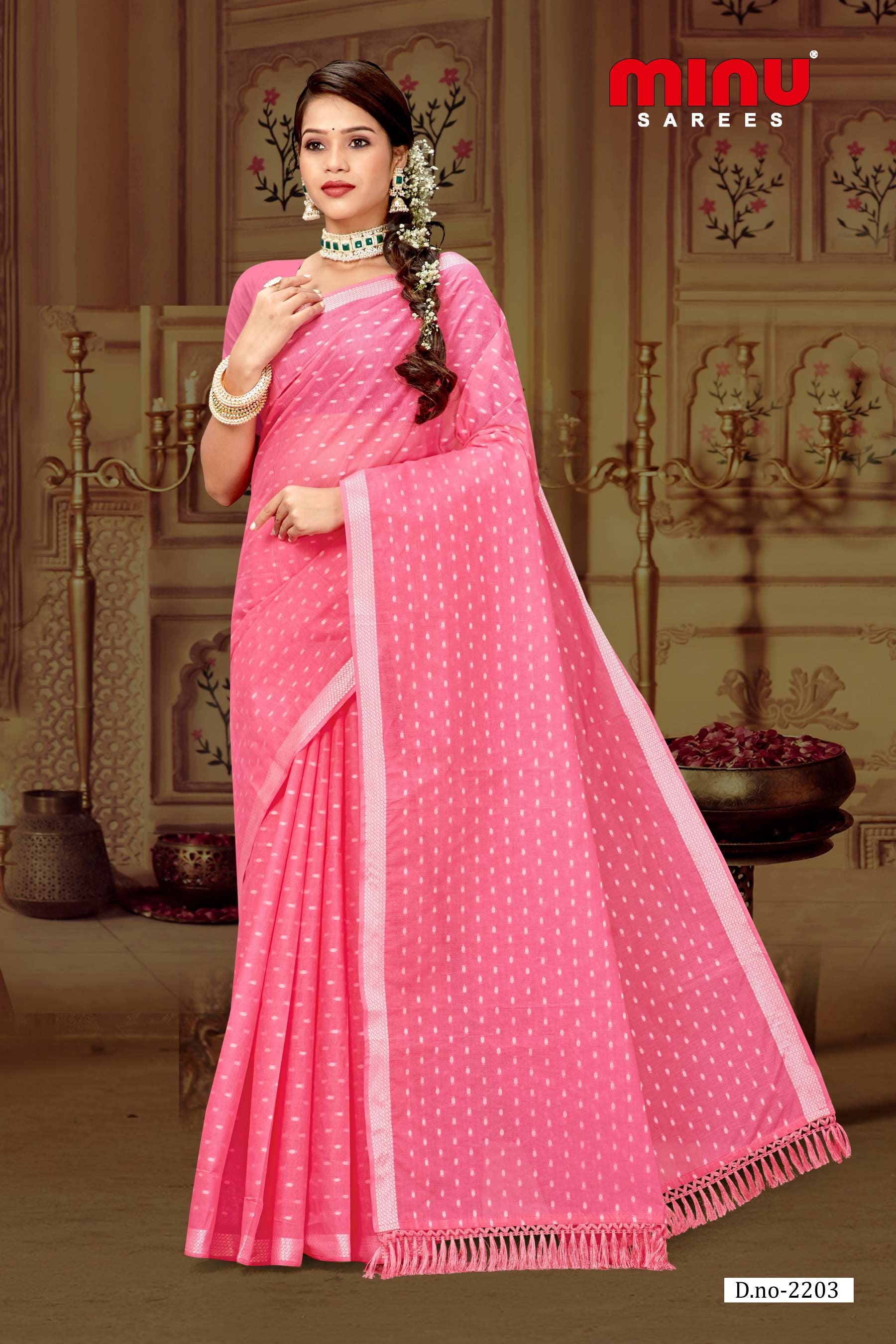 top-quality pure cotton sarees online image 