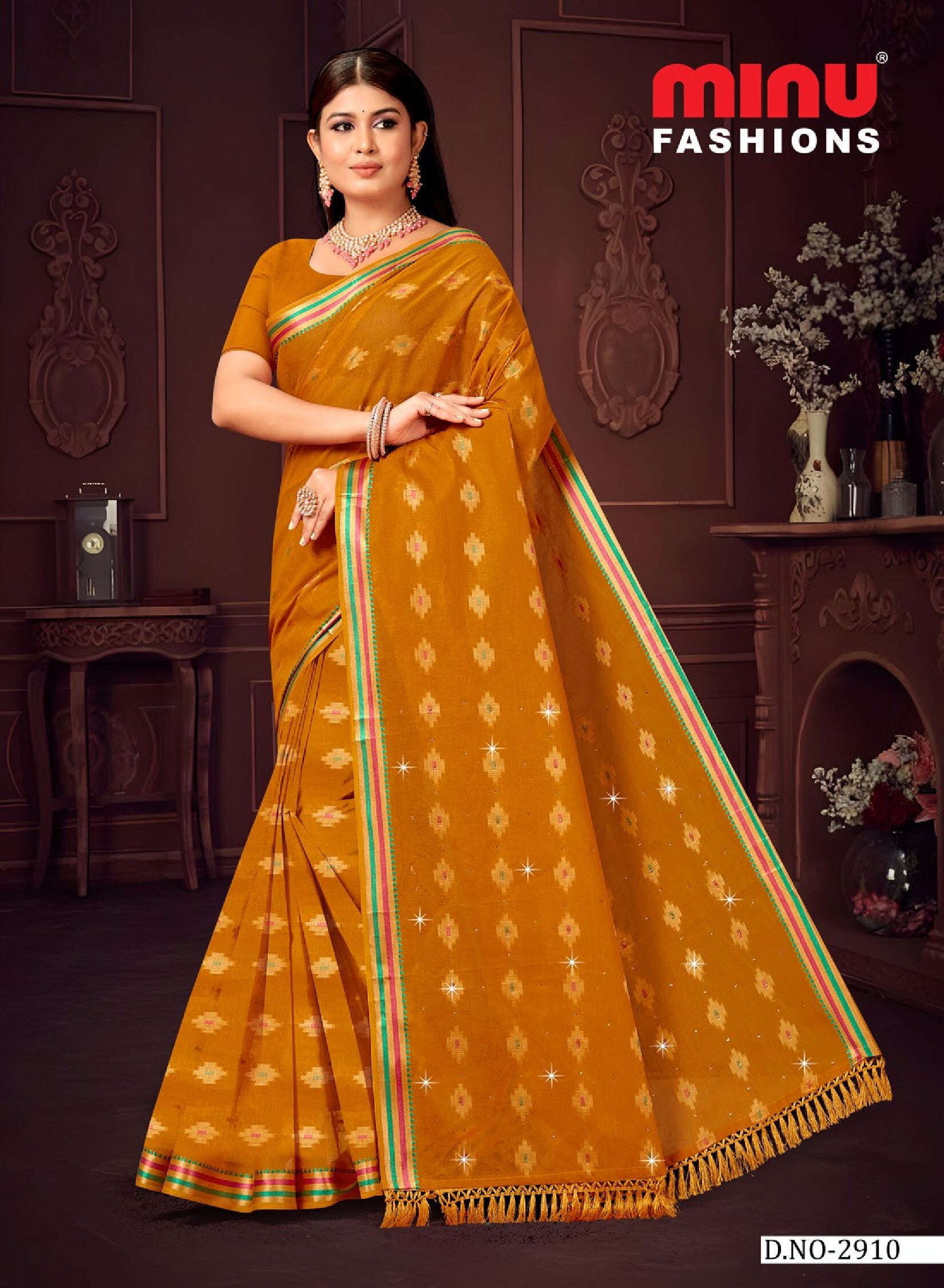 Embroidered Saree Gangotri EMB (Special Rate) (8P)