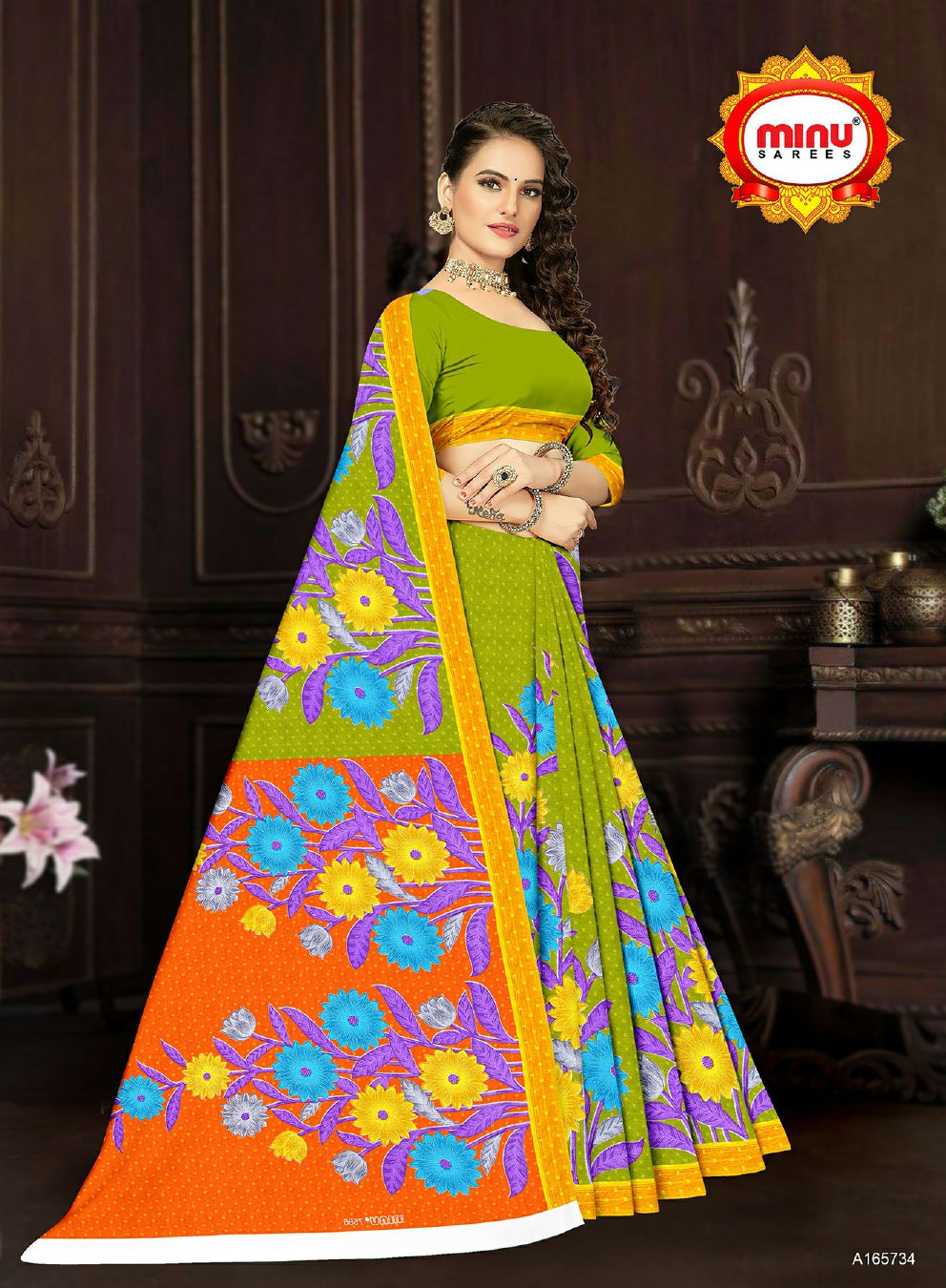 Fancy Saree Cassata - 7 Pcs Set
