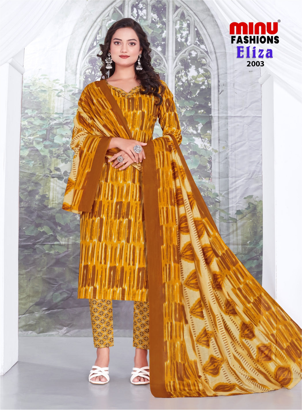 Printed Cotton Unstitched Salwar Suit Eliza Vol-2 (Special Rate) - 10 Pcs Set