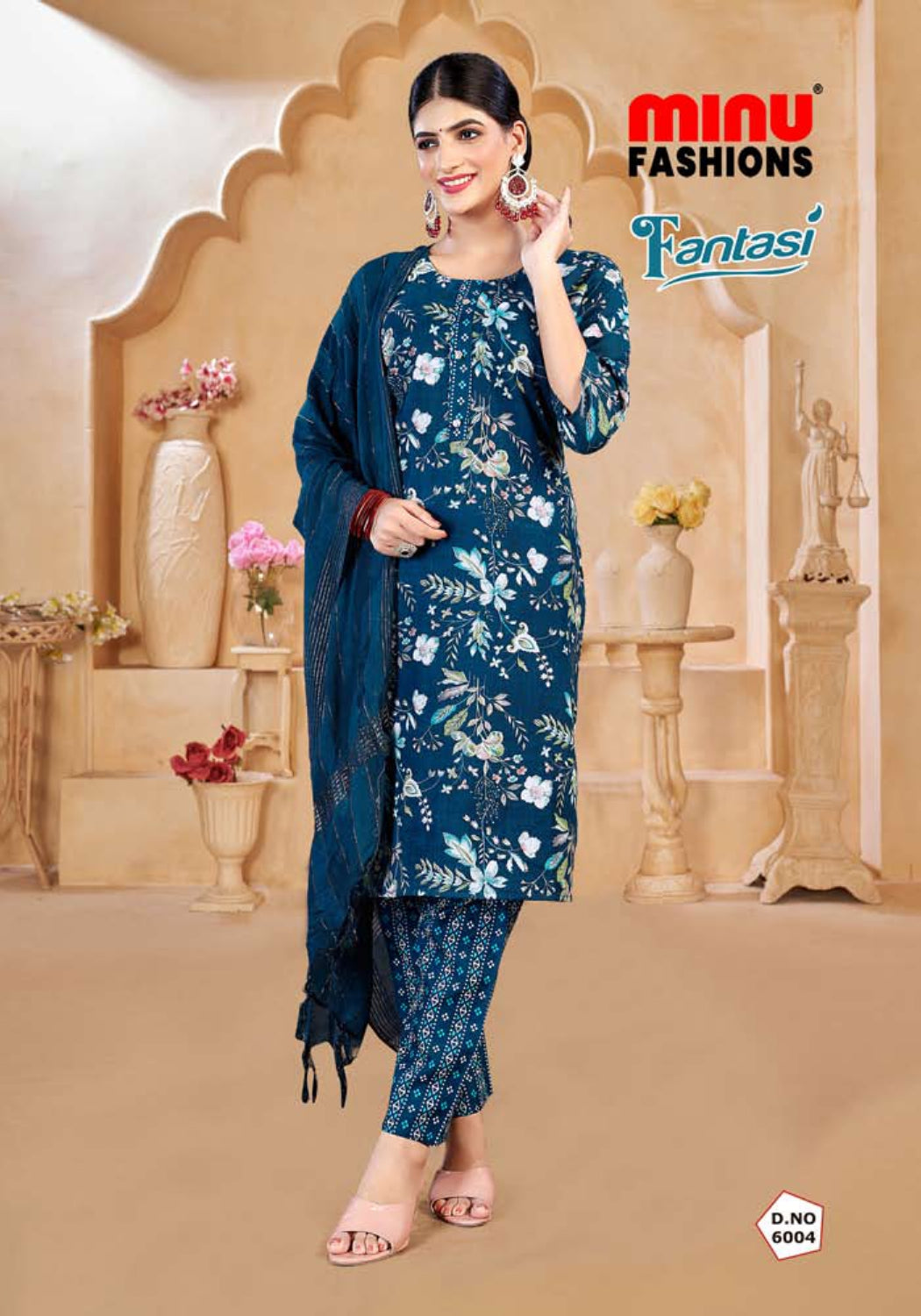 Printed Cotton Stitched Salwar Suit Fantasy (Vol-6) - 10 Pcs Set