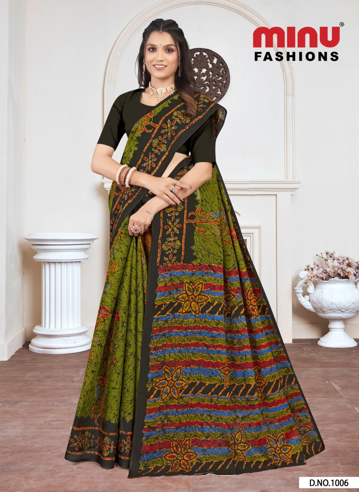 Saree Kolkata Batik (Vol-3) ( Special Rate) - 10 Pcs Set