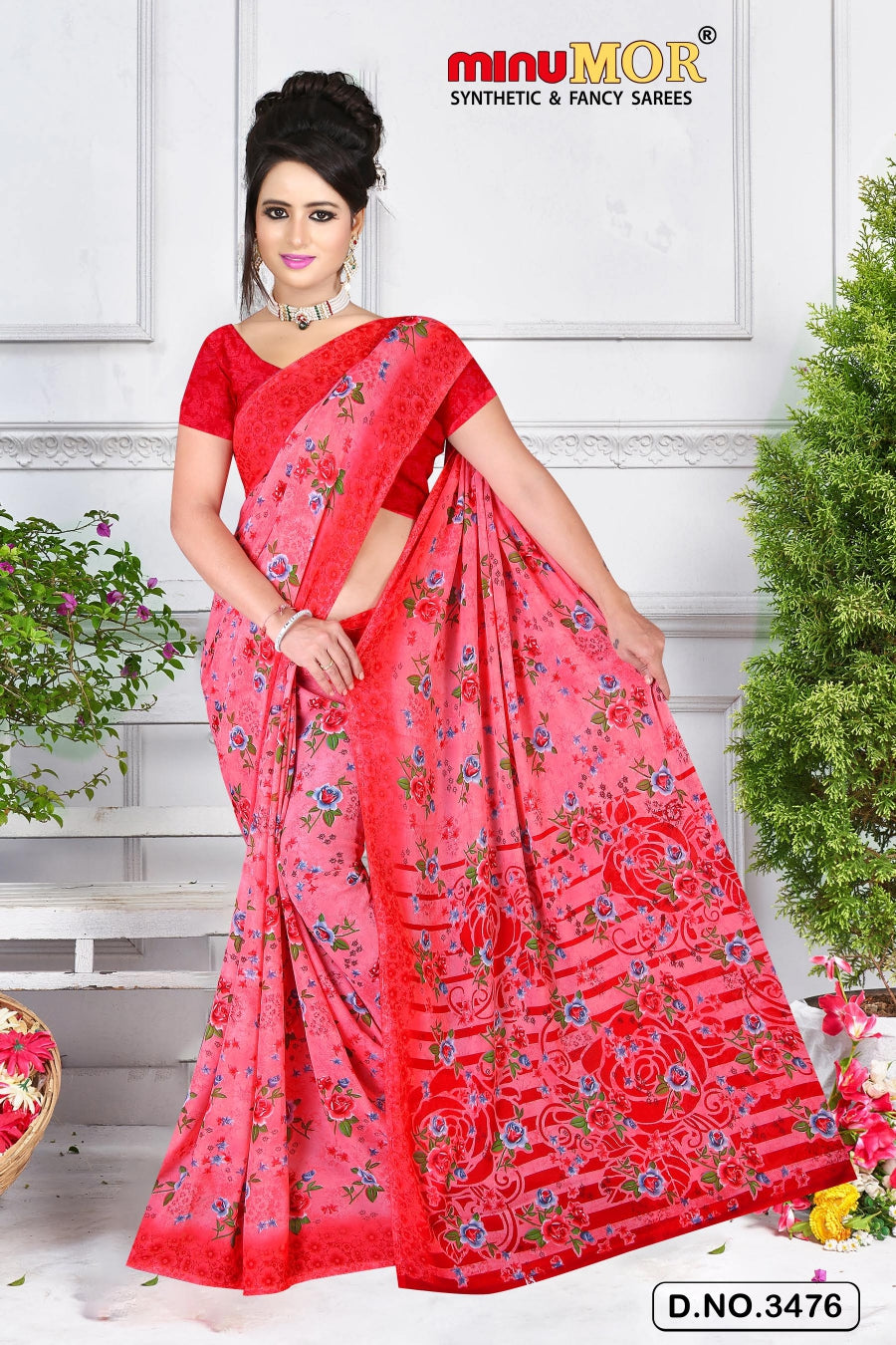 Fancy Saree London Dream (BP) - 8 Pcs Set