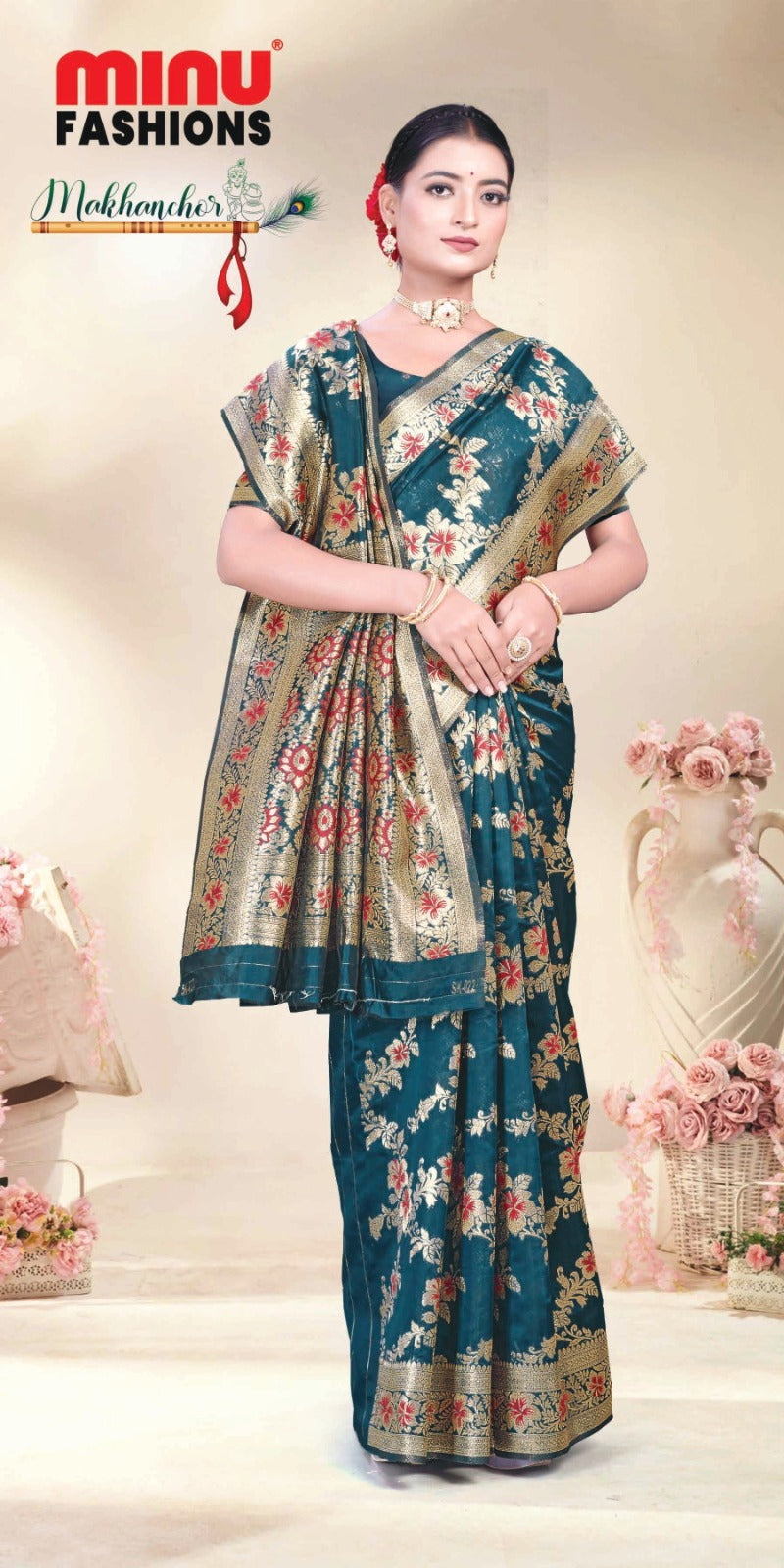 Fancy Saree Makhan Chor Vol-1 (BP) (8 Pcs)