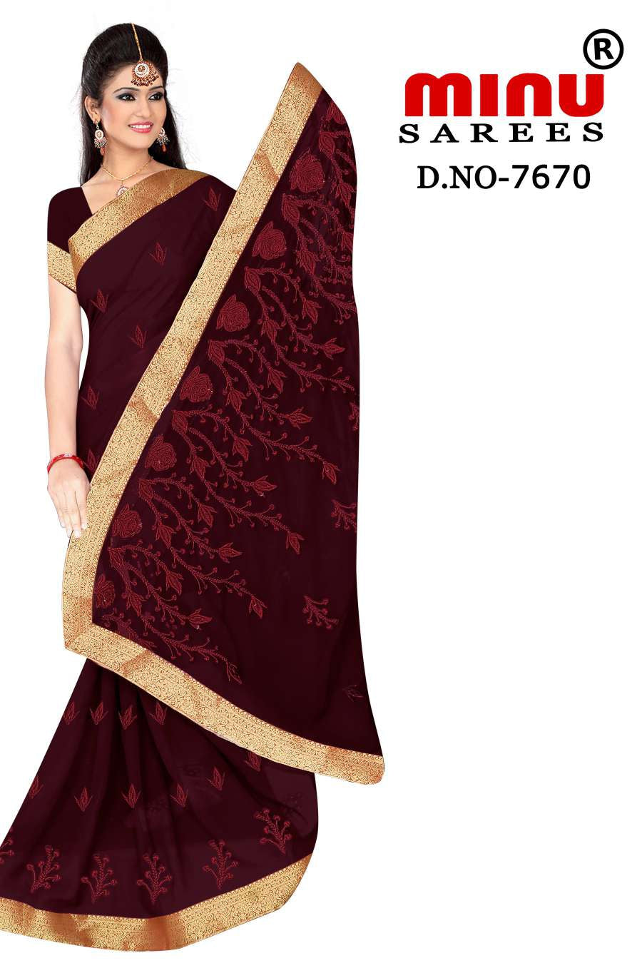 Fancy Saree Malang - 6 Pcs Set