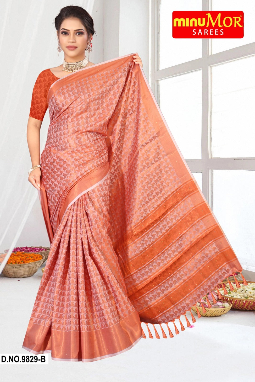 Fancy Saree Peyton (BP) - 6 Pcs Set