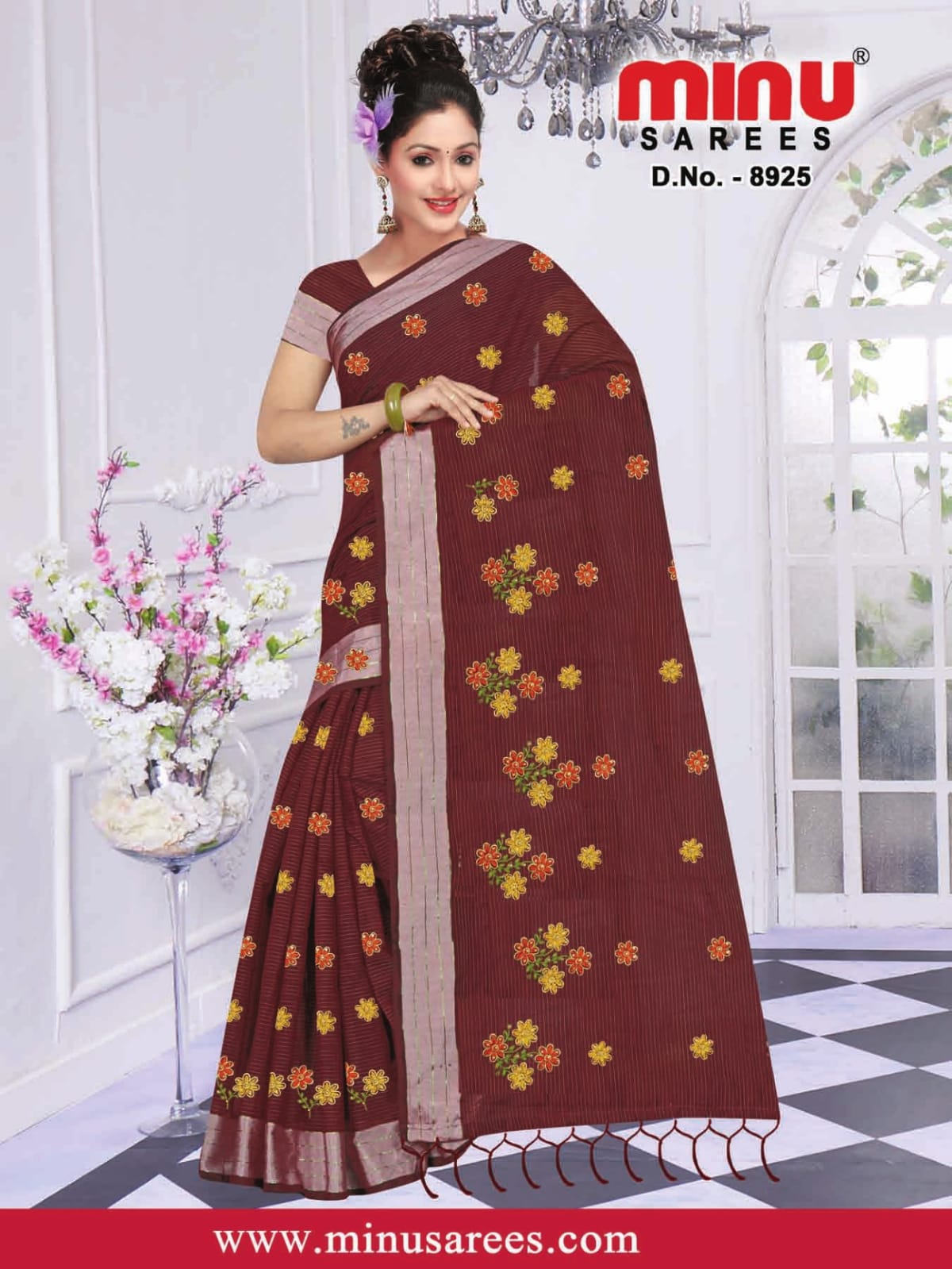 Fancy Saree Rasabali Handloom (BP) - 6 Pcs Set