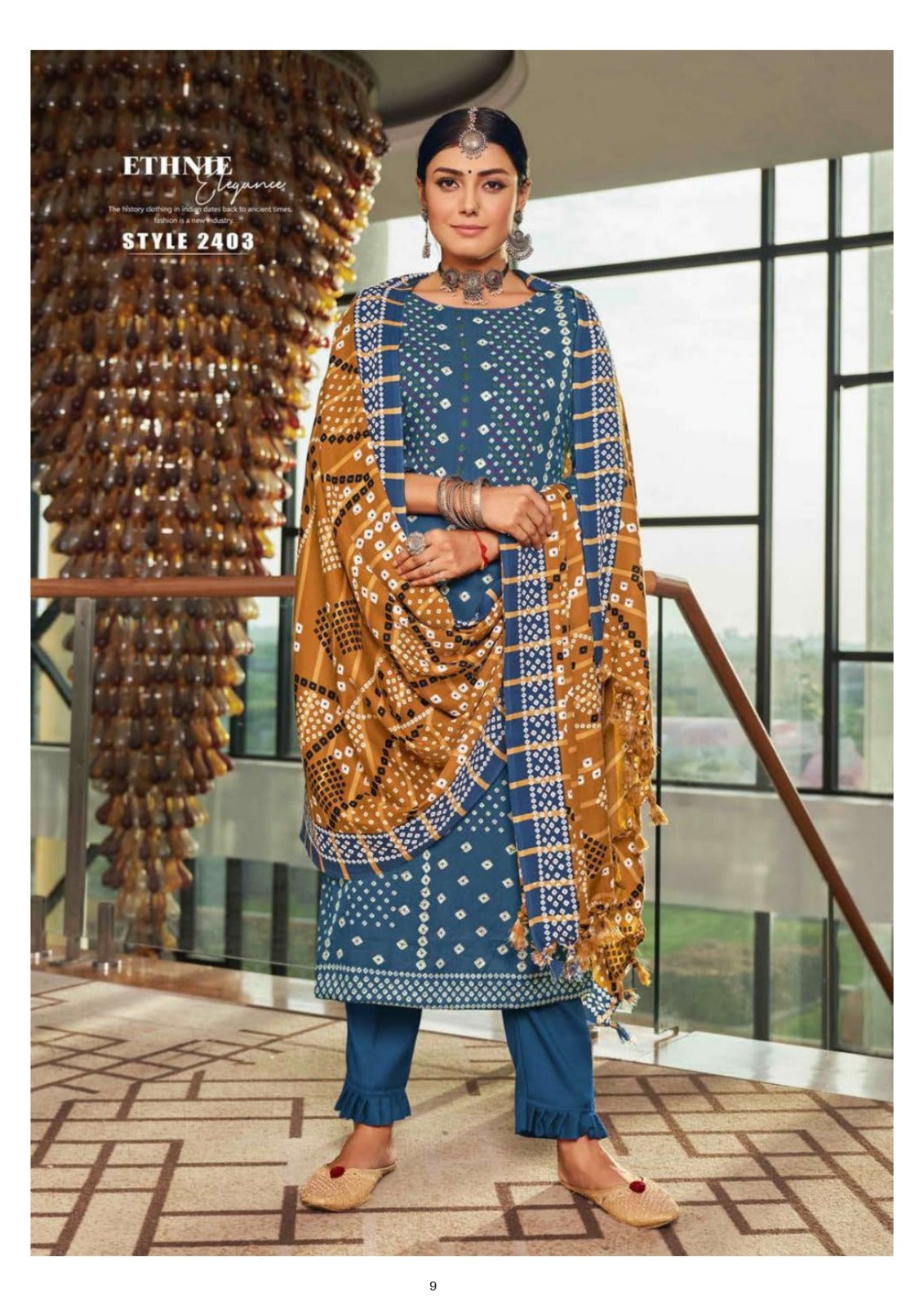 Unstitched Winter Suit Rukshar Chunri (Special Rate) - 8 Pcs Set