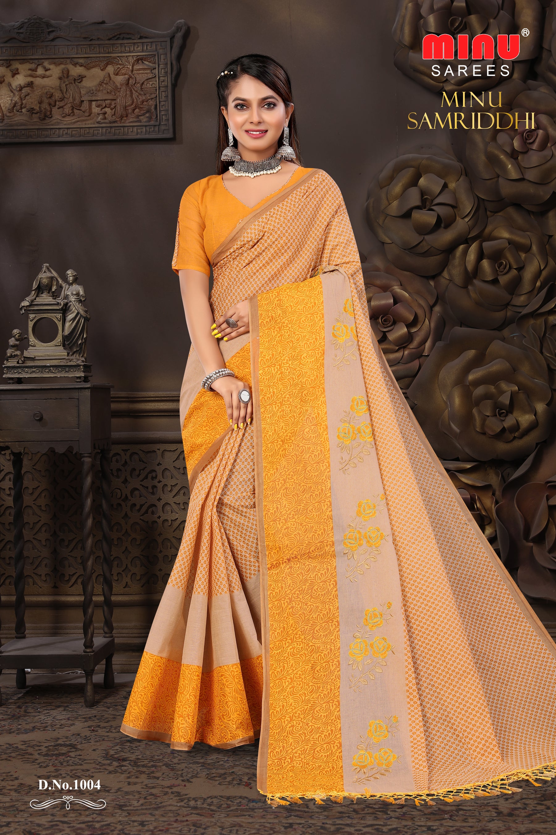 Embroidered Saree Minu Samriddhi (10P)