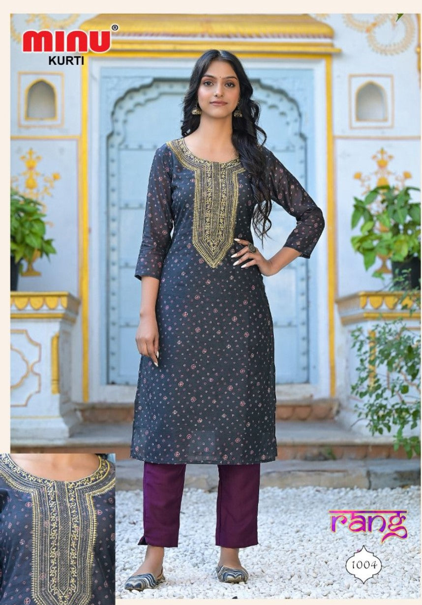 embroidered kurtis for women at lowest rate