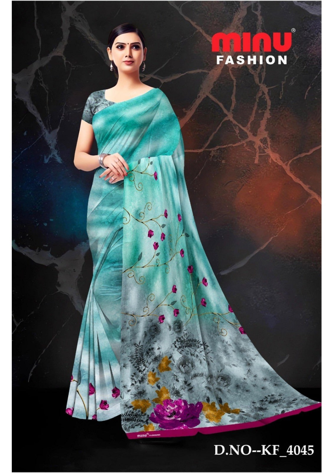 Malai Cotton Saree Ambersariya (Vol-2) - 8 Pcs Set