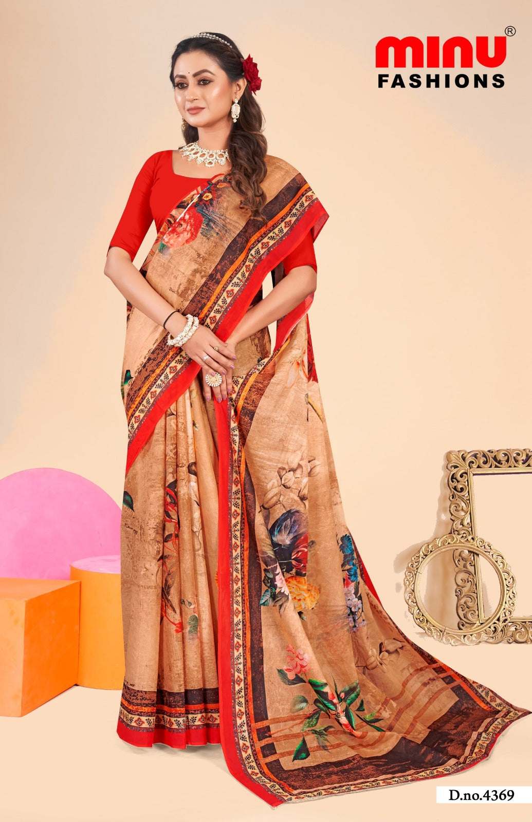 Malai Cotton Saree Ambersariya (Vol-30) - 8 Pcs Set