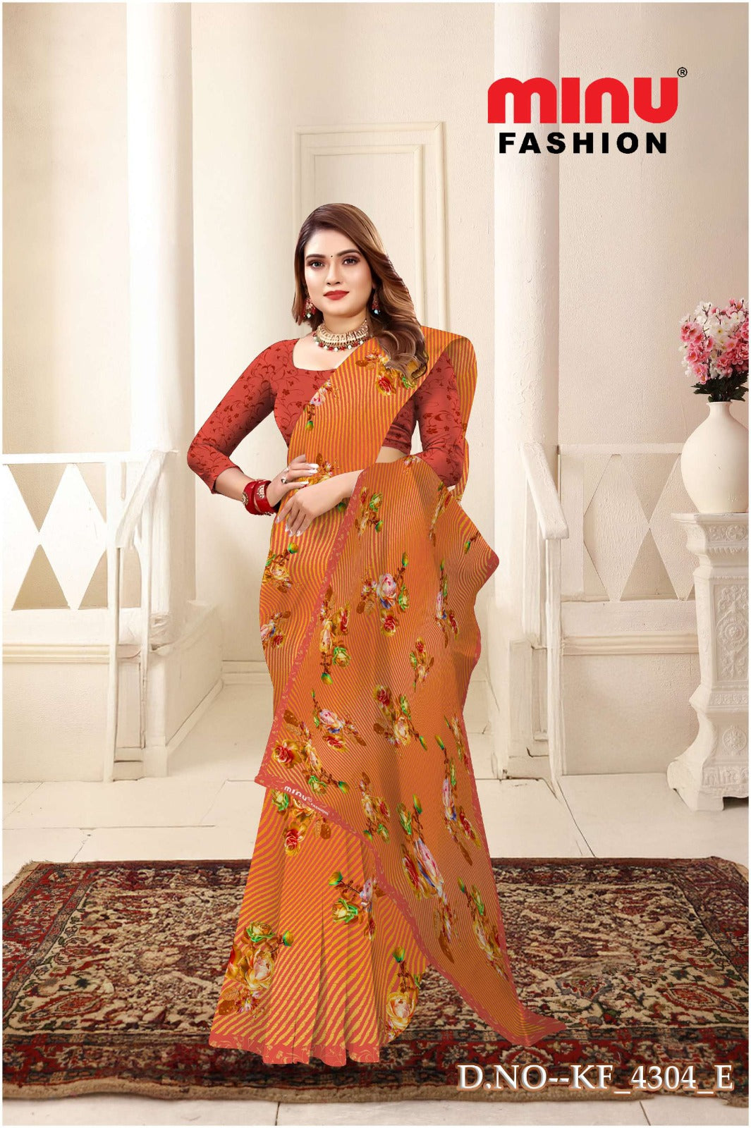 Malai Cotton Saree Ambersariya (Vol-28) - 8 Pcs Set
