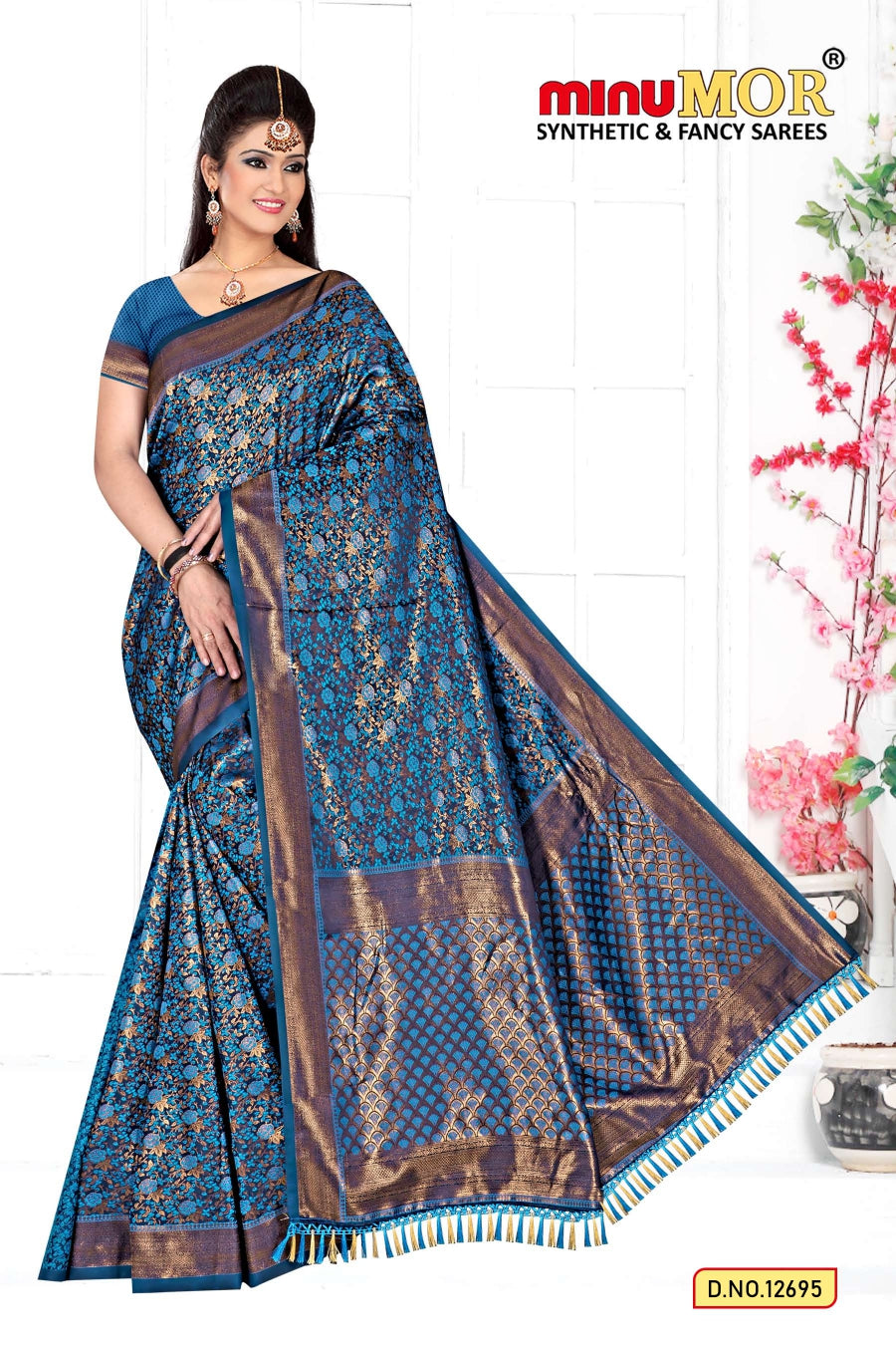 Fancy Saree Medha (BP) - 6 Pcs Set