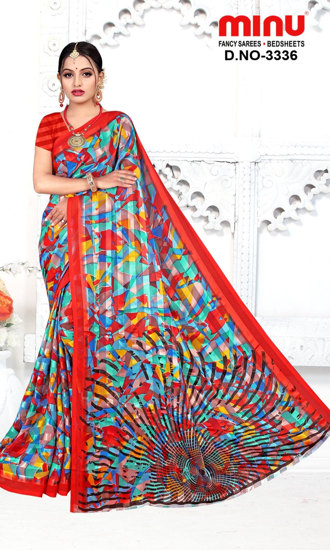 Fancy Saree Panini (BP) - 8 Pcs Set