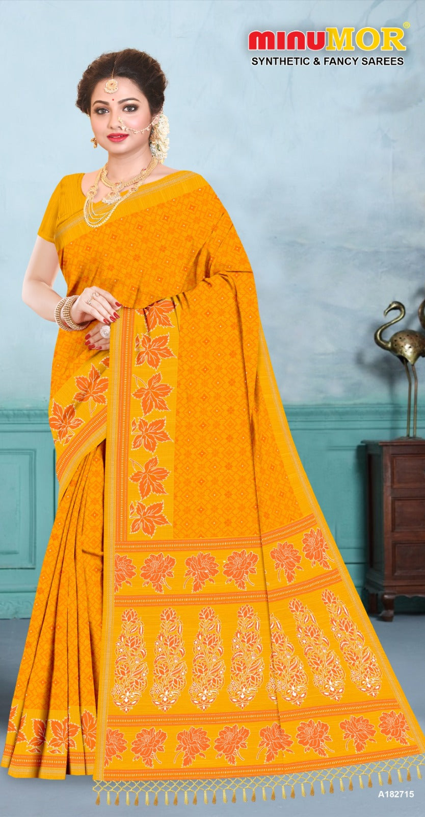Fancy Saree Rang Manch - 6 Pcs Set