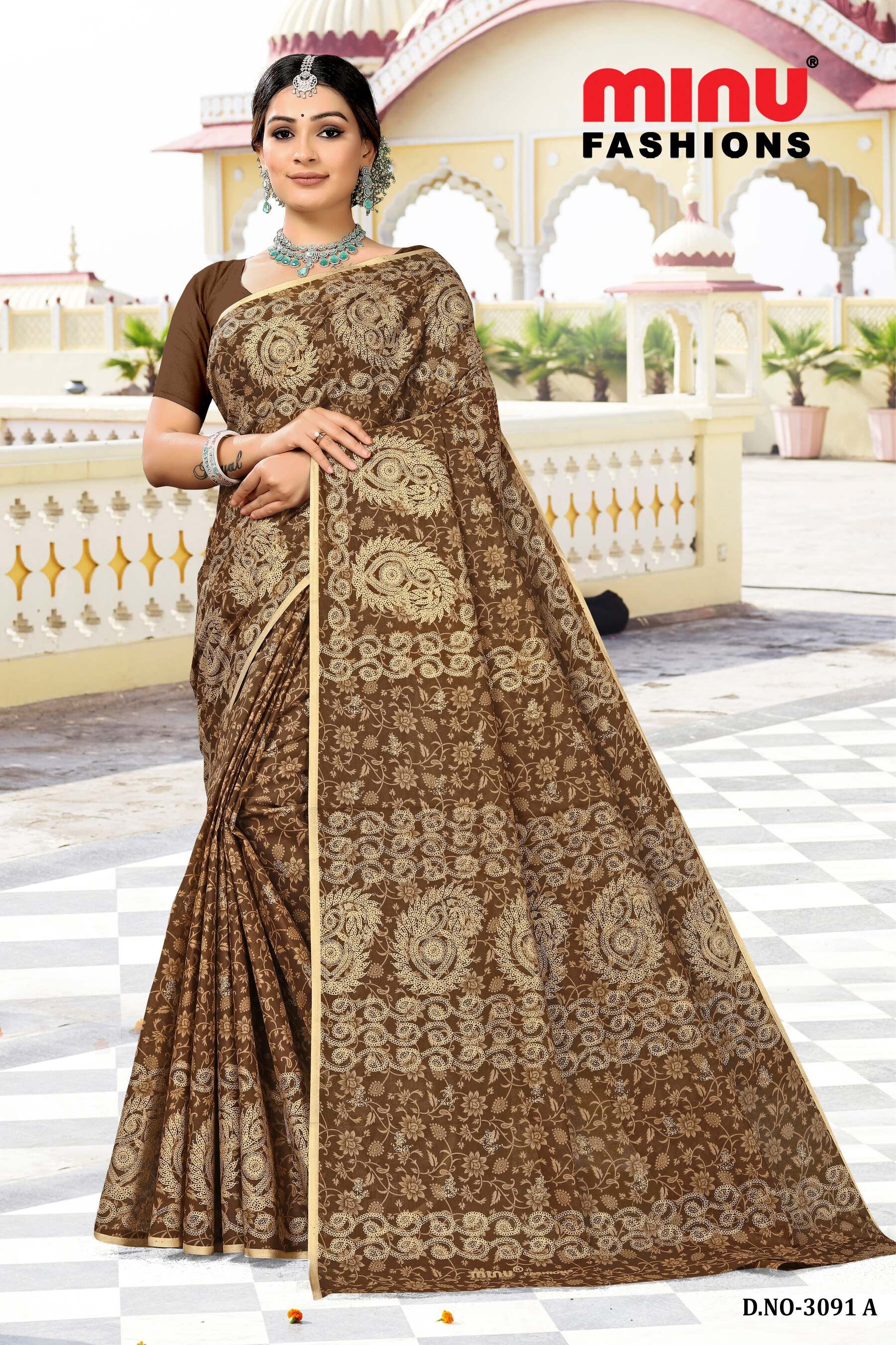 Swarnali Saree (Malai Cotton) (8P)