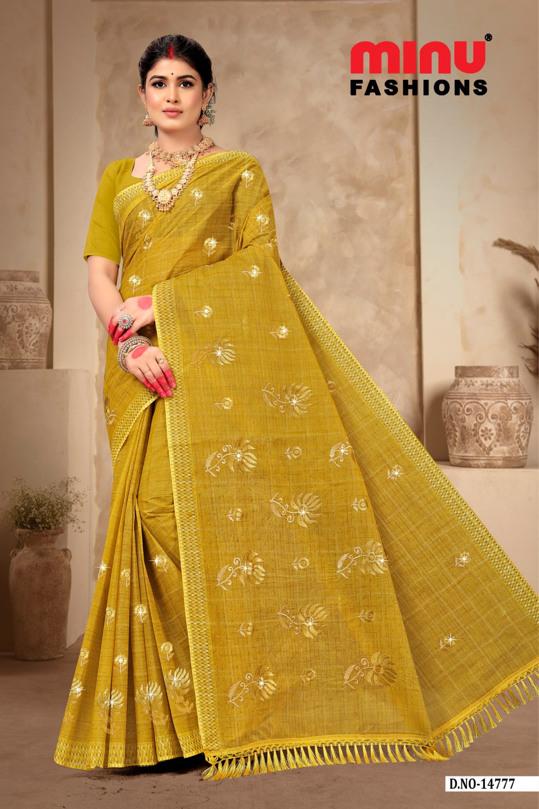 Fulwari EMB Saree (Special Rate) (10P)