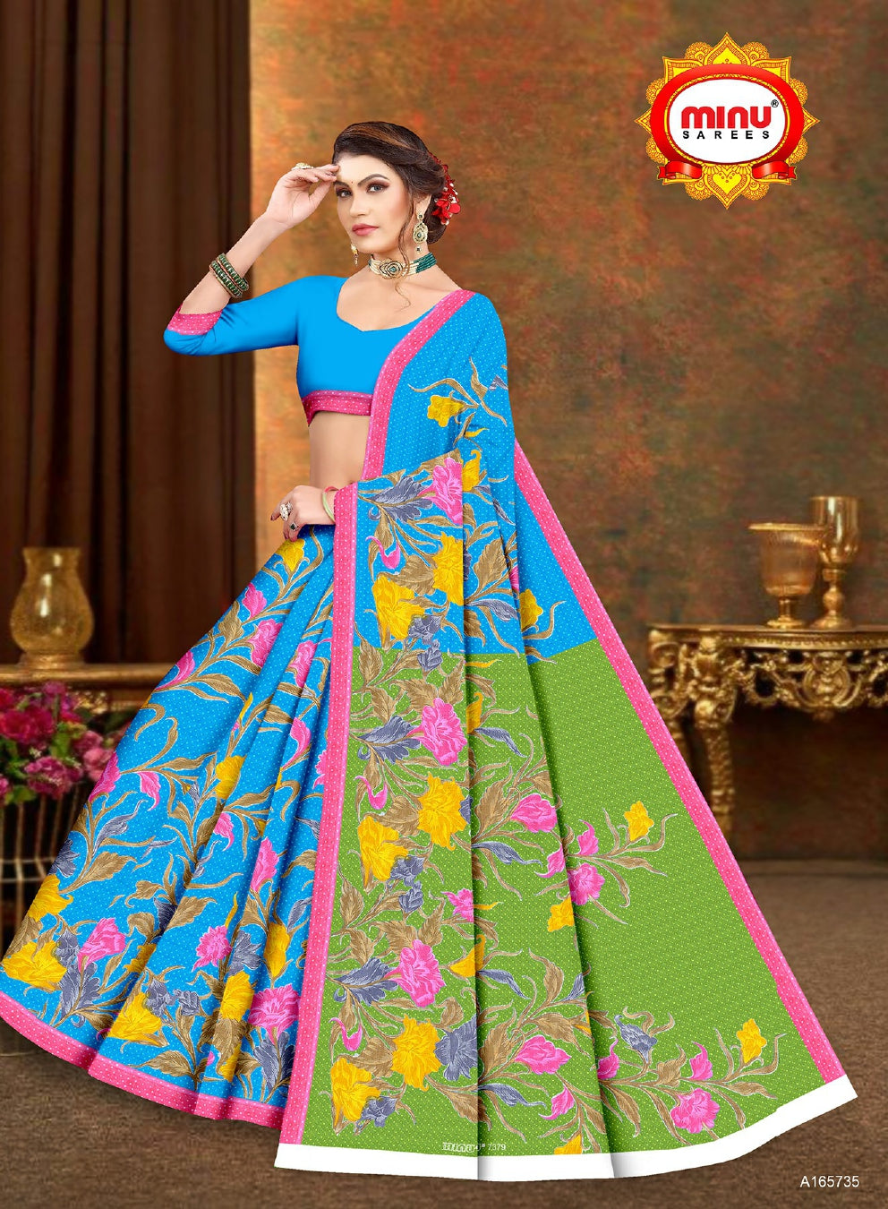 Fancy Saree Cassata - 7 Pcs Set