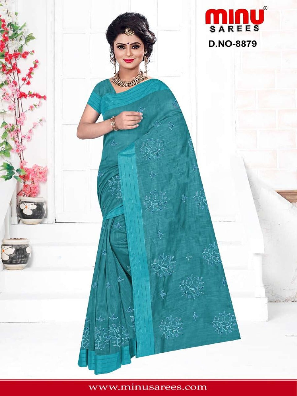 Fancy Saree Chena Pora - 6 Pcs Set