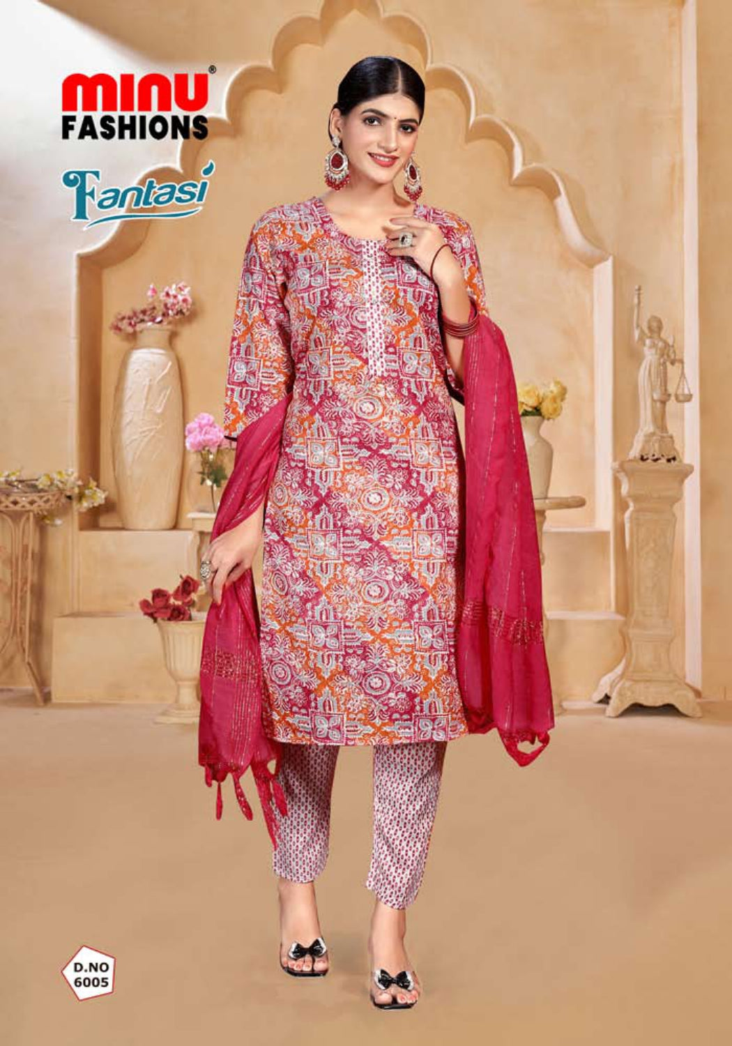 Printed Cotton Stitched Salwar Suit Fantasy (Vol-6) - 10 Pcs Set