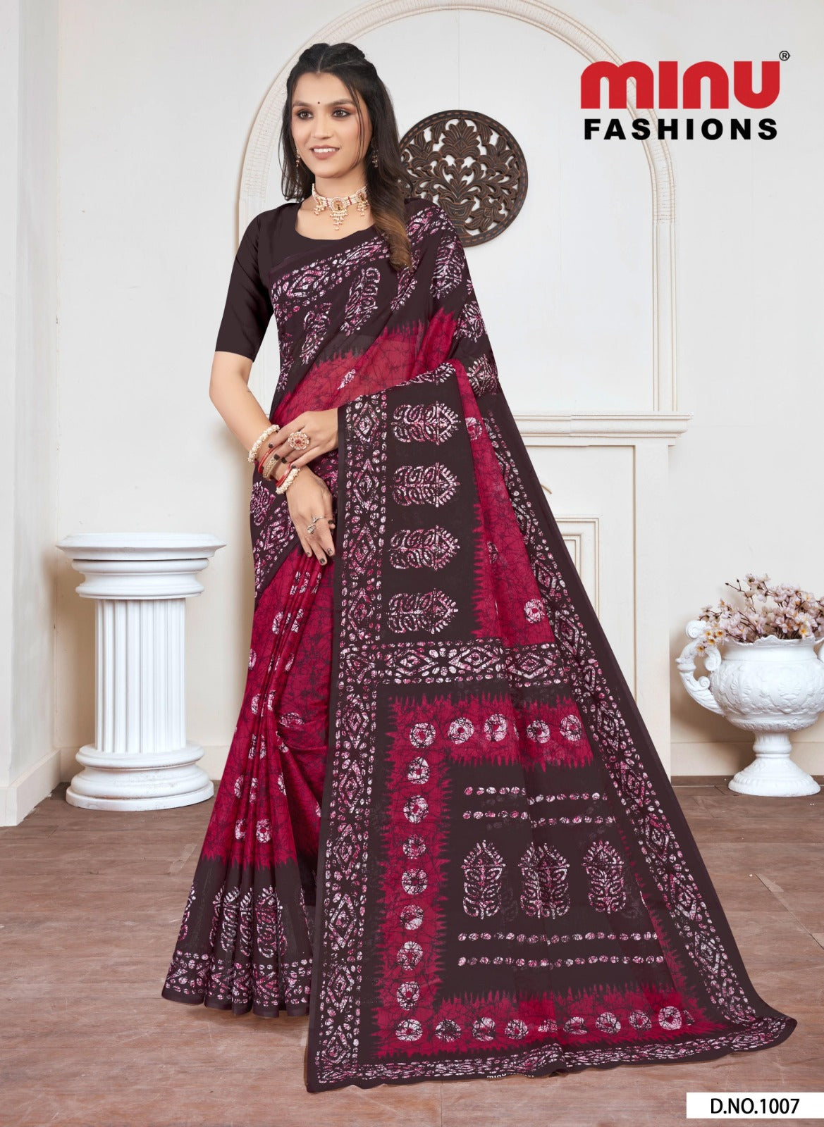 Saree Kolkata Batik (Vol-3) ( Special Rate) - 10 Pcs Set